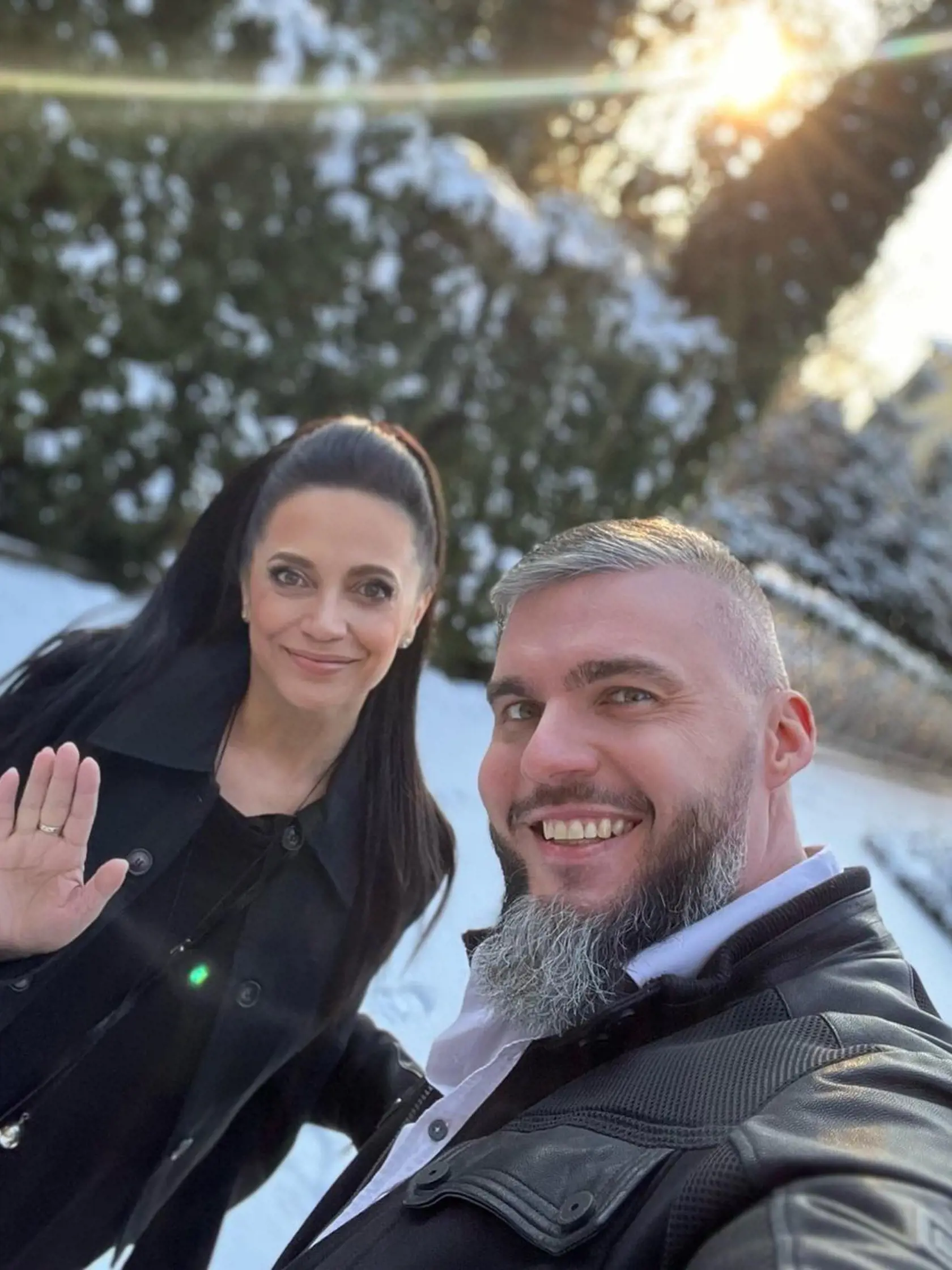Lucie Bílá s partnerom.