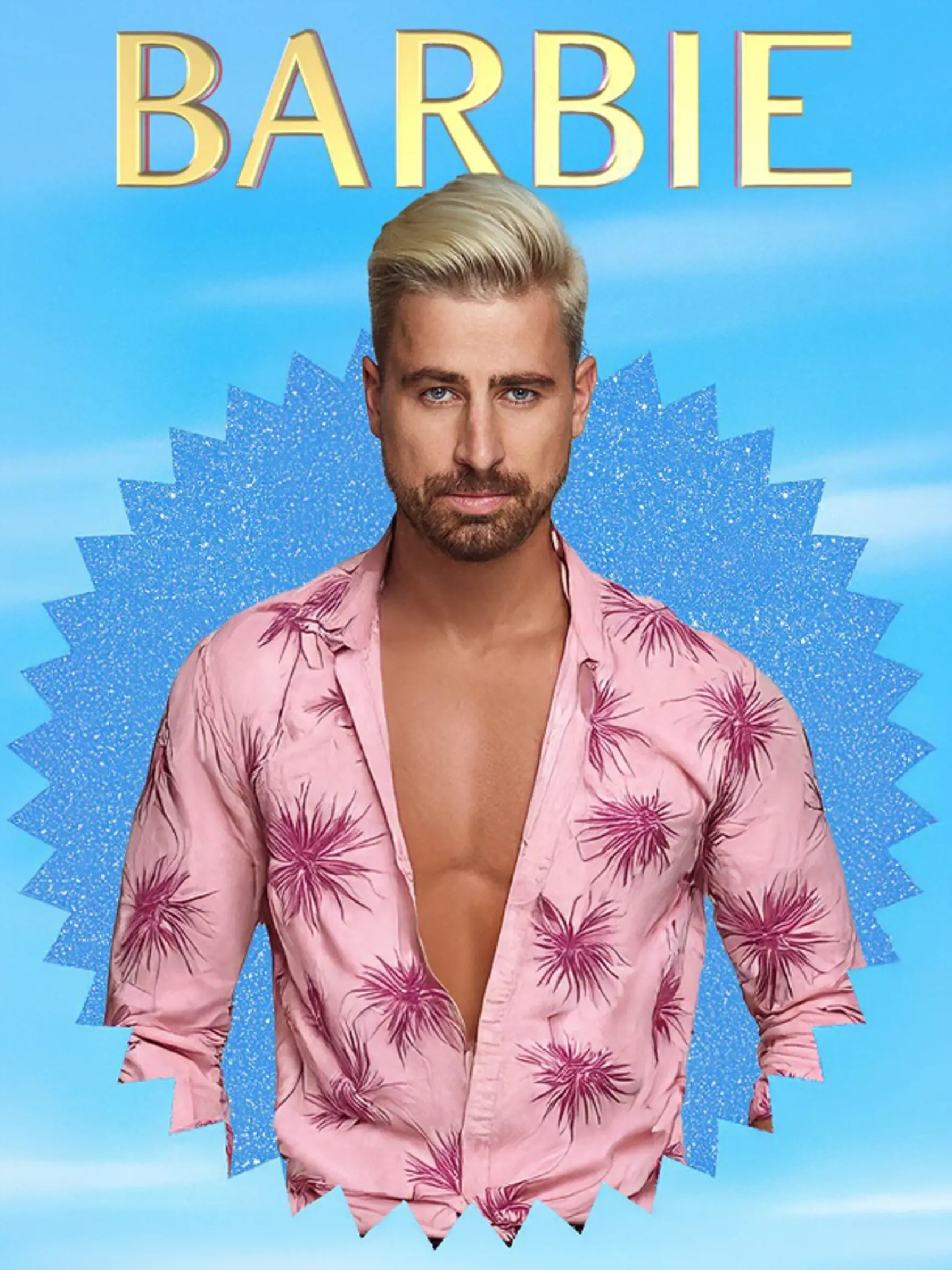 Peter Sagan ako Ken z filmu Barbie.