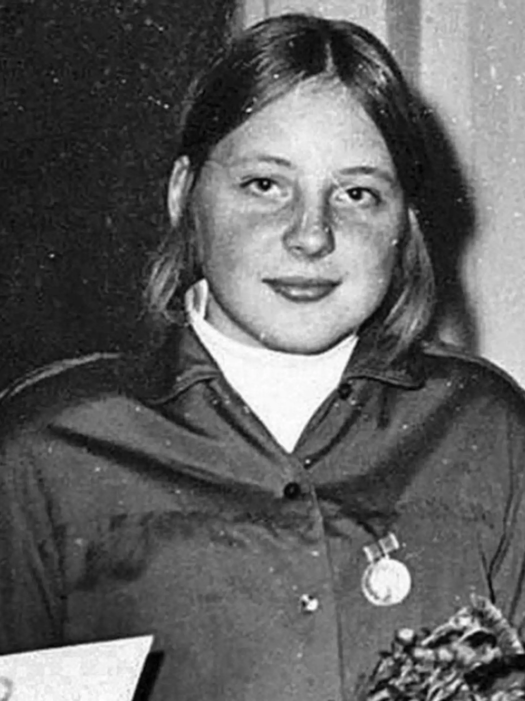 Angela Merkelová v puberte.