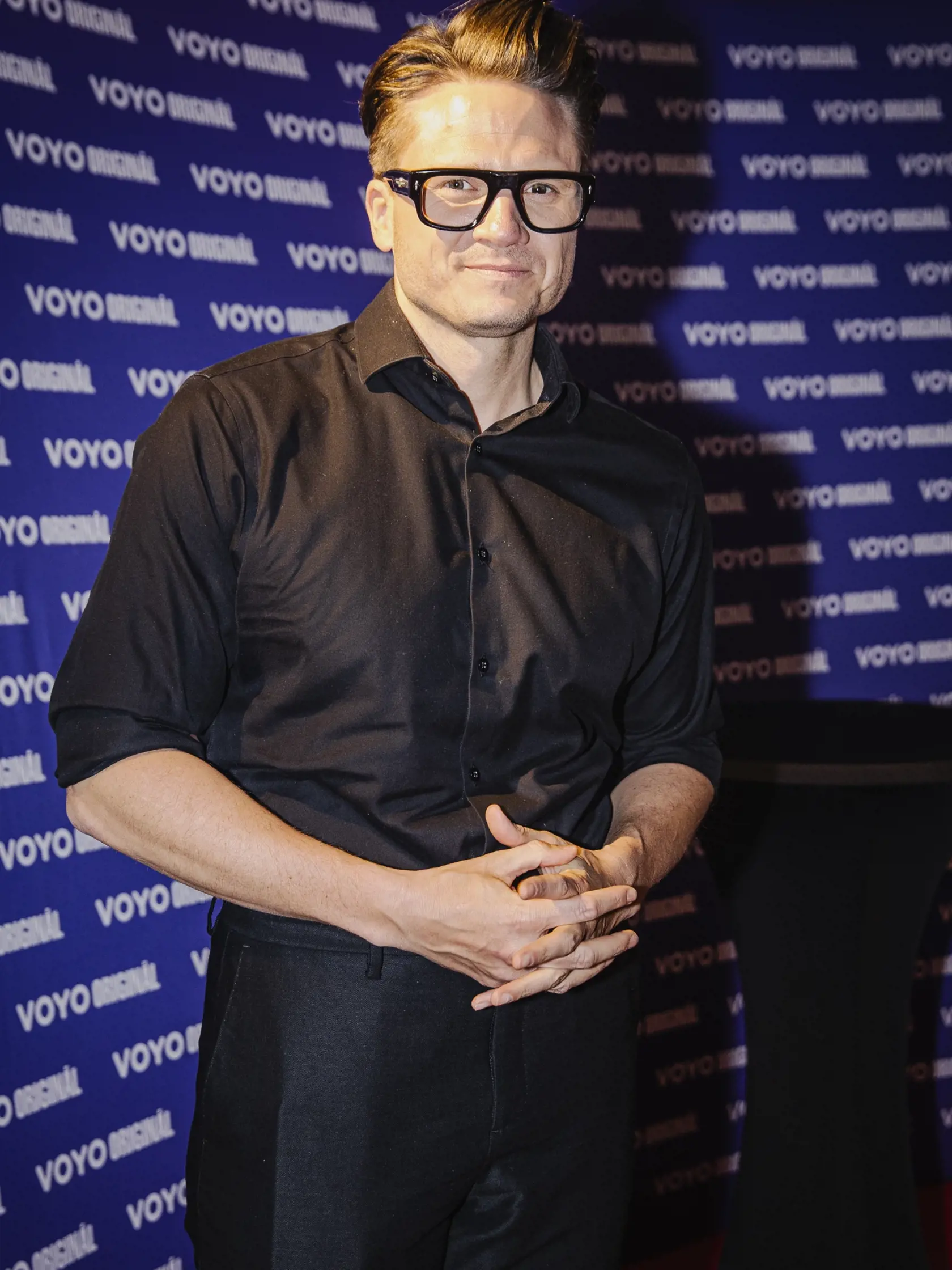 Na snímke Ondřej Brzobohatý počas slávnostnej premiéry minisérie Iveta - skutočný príbeh Ivety Bartošovej pokračuje, ktorá sa konala v pražskom kine Lucerna.