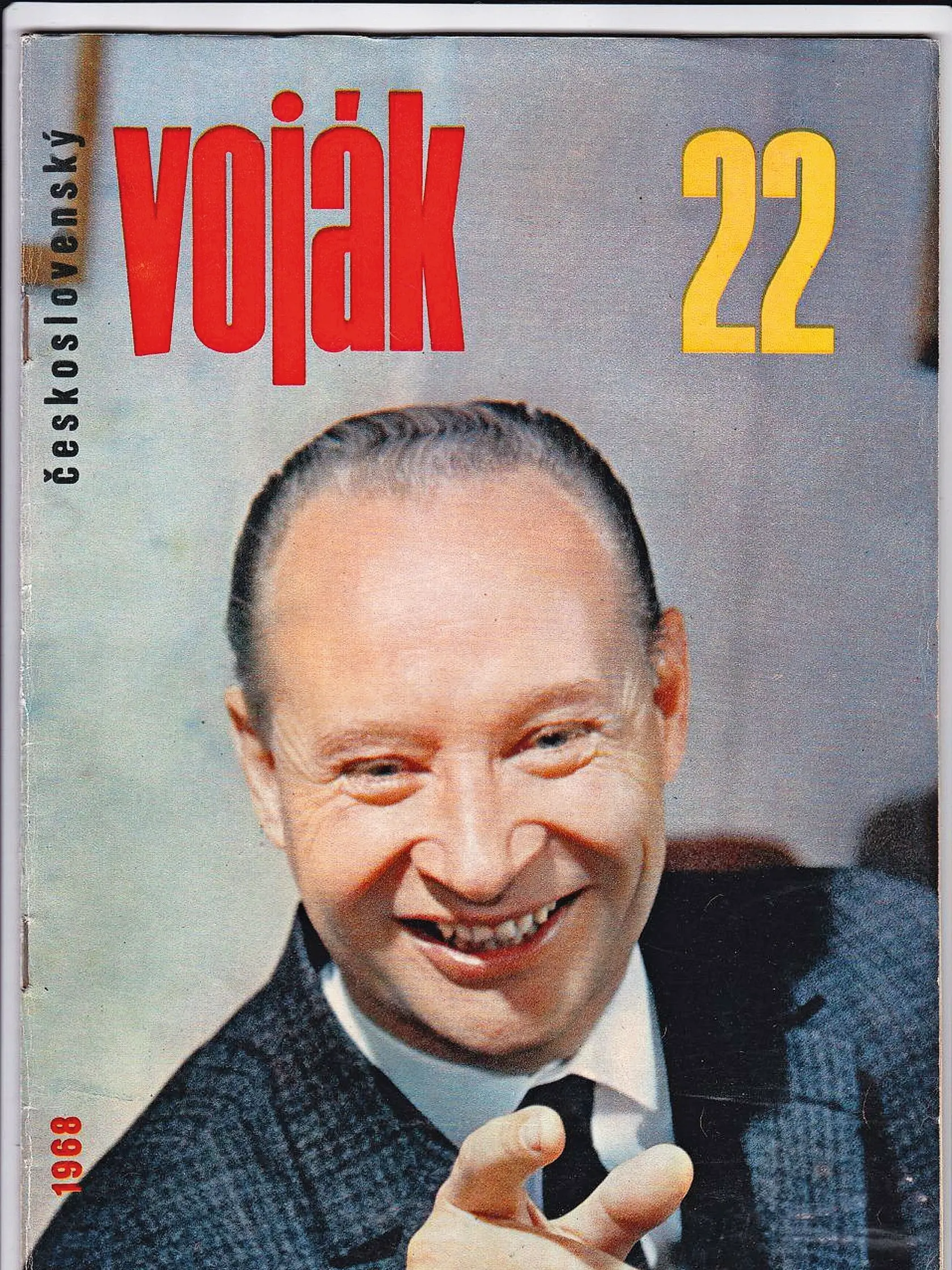 Hviezda: Hore ešte ako osemnásťročný študent. Neskôr sa na titulkách časopisov objavoval rovnako často ako umelci vtedajšej zábavy.