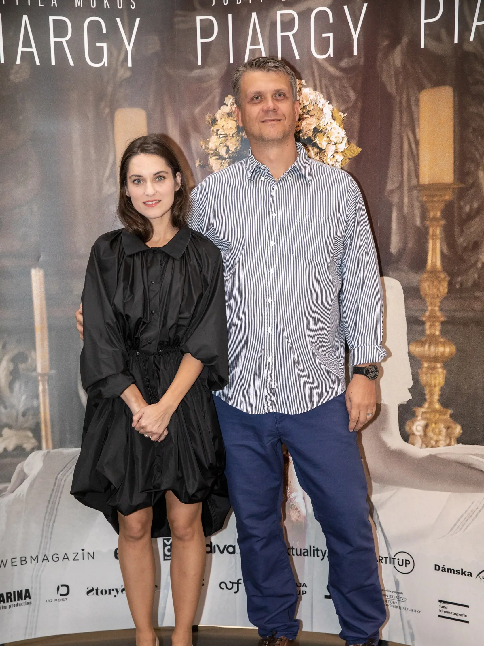Na snímke je slávnostná premiéra filmu Piarga v Cinema City Aupark. Na fotke je slovenská herečka Judit Bardos.
