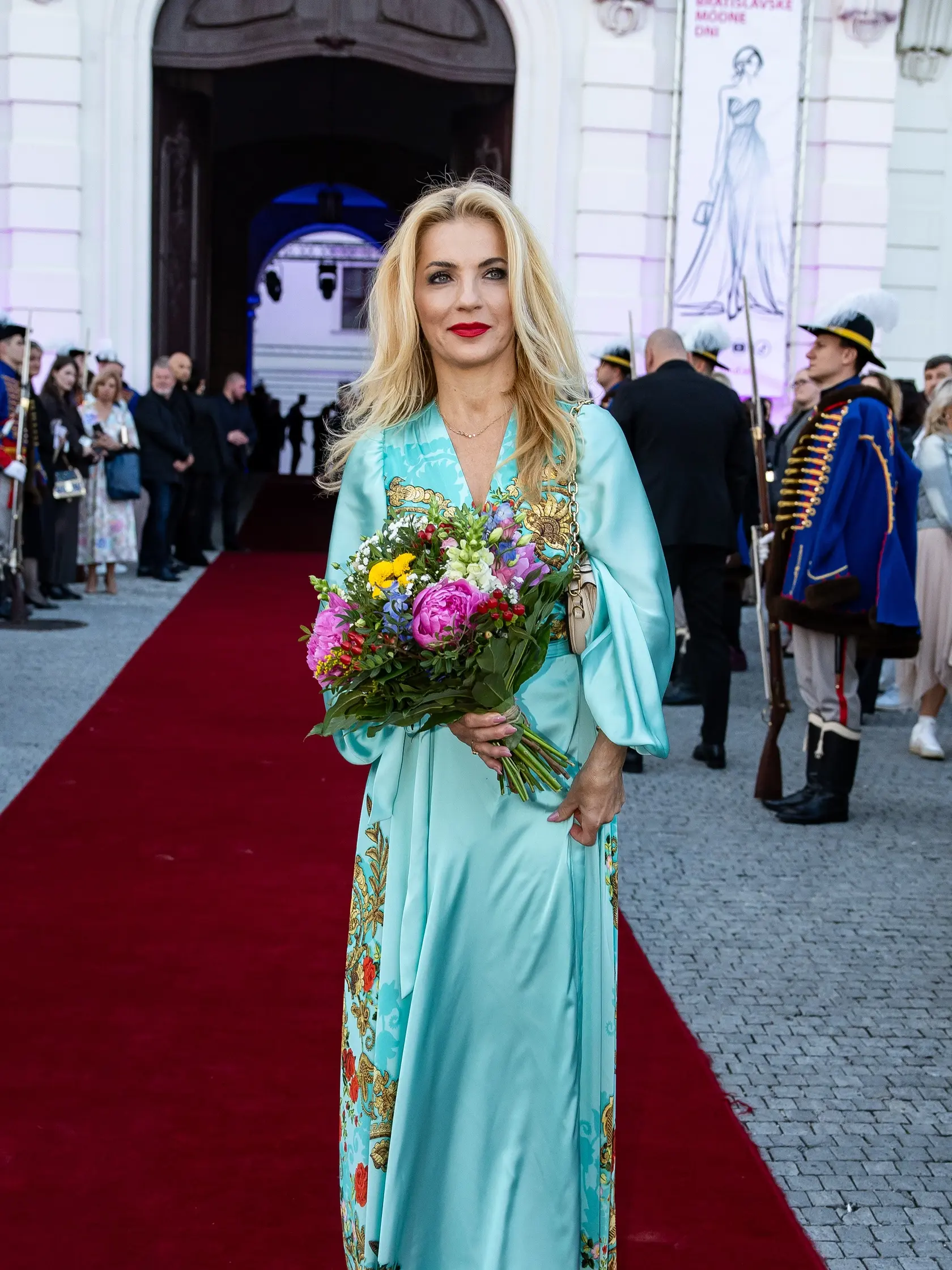 Bratislavské módne dni 2025, druhý deň. Na snímke je Martina Šimkovičová.