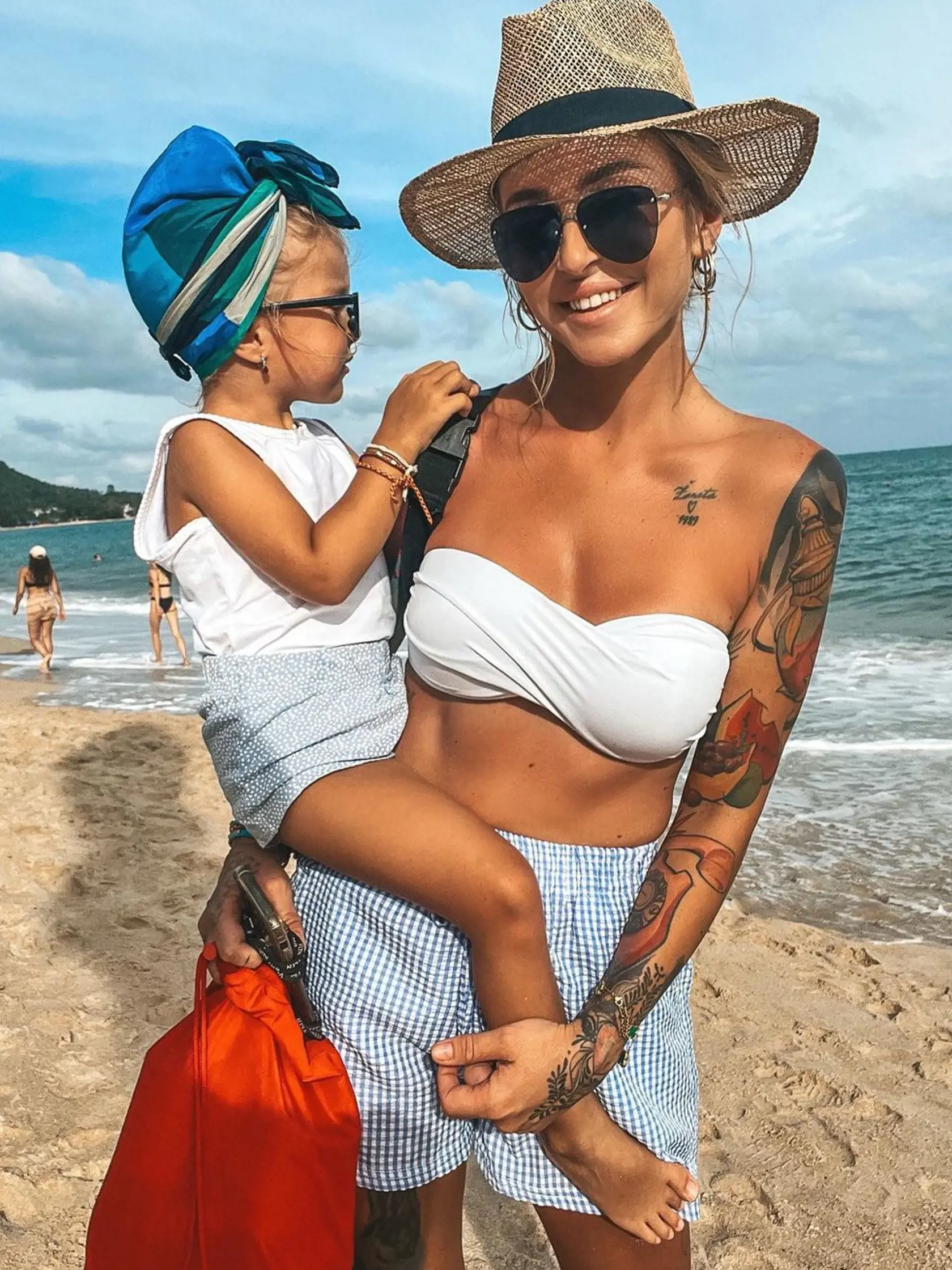 Lucia Lucid Sládečková s dcérkou