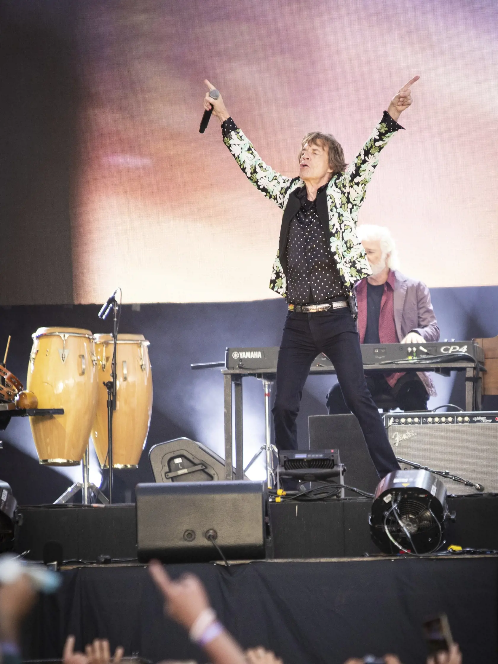 EBE 5 Londýn - Na snímke spevák britskej skupiny The Rolling Stones Mick Jagger počas koncertu v londýnskom Hyde Parku v sobotu 25. júna 2022. FOTO TASR/AP

The Rolling Stones perform live onstage at BST Hyde Park festival, in London, Saturday, June 25, 2022. (Photo by Vianney Le Caer/Invision/AP)