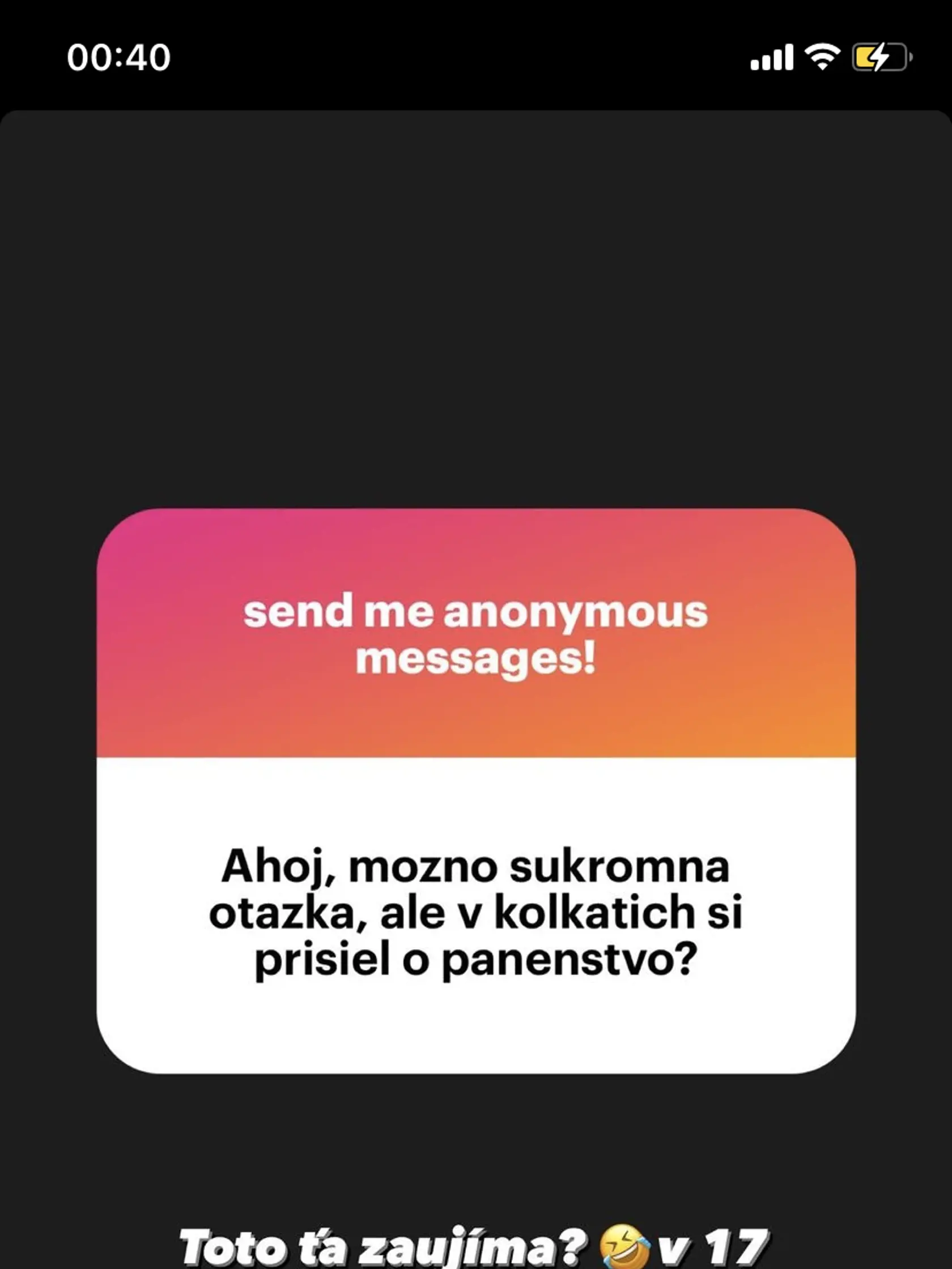 Victor Ibara sa nechal na Instagrame vyspovedať fanúšikmi