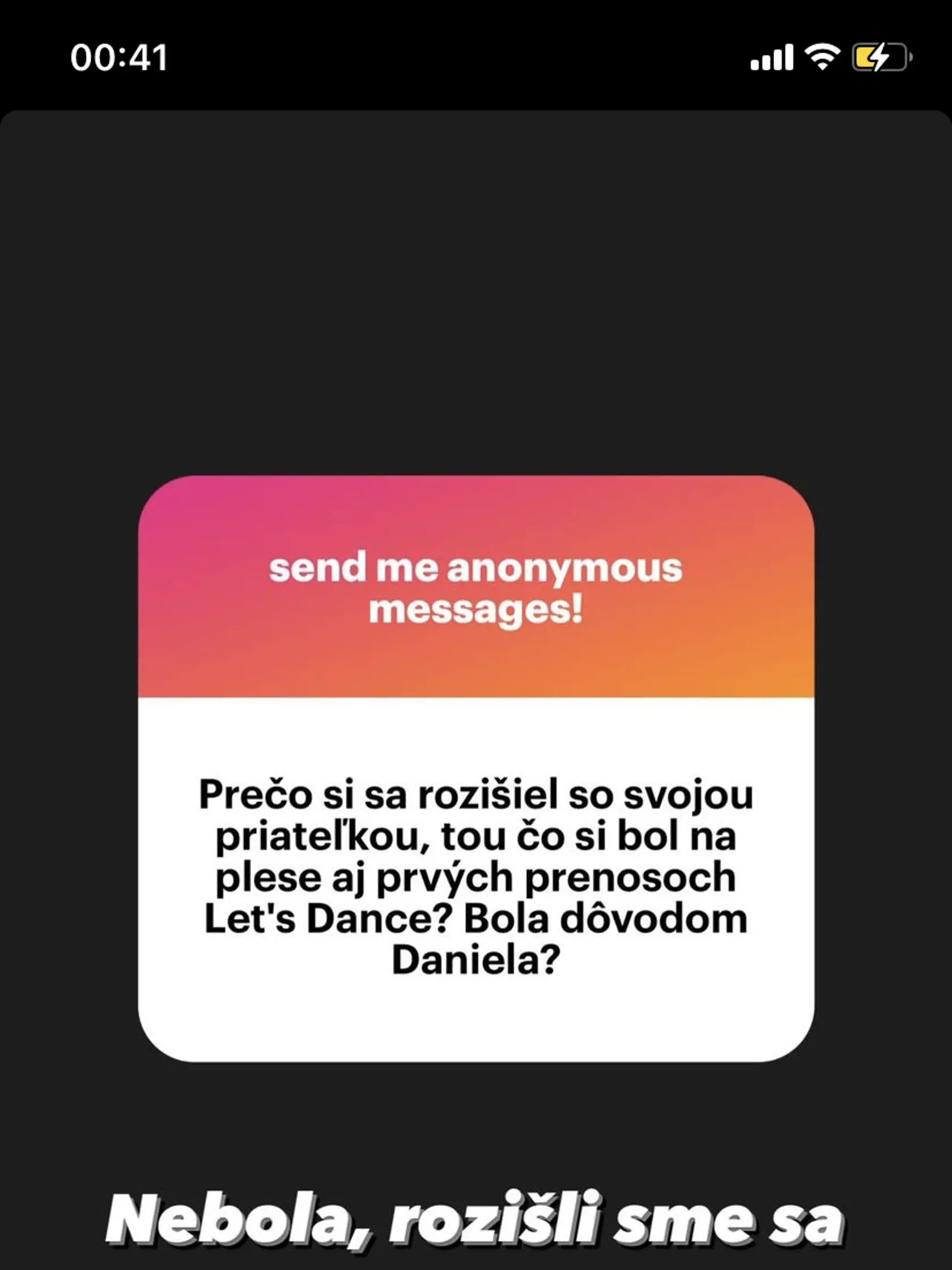 Victor Ibara sa nechal na Instagrame vyspovedať fanúšikmi
