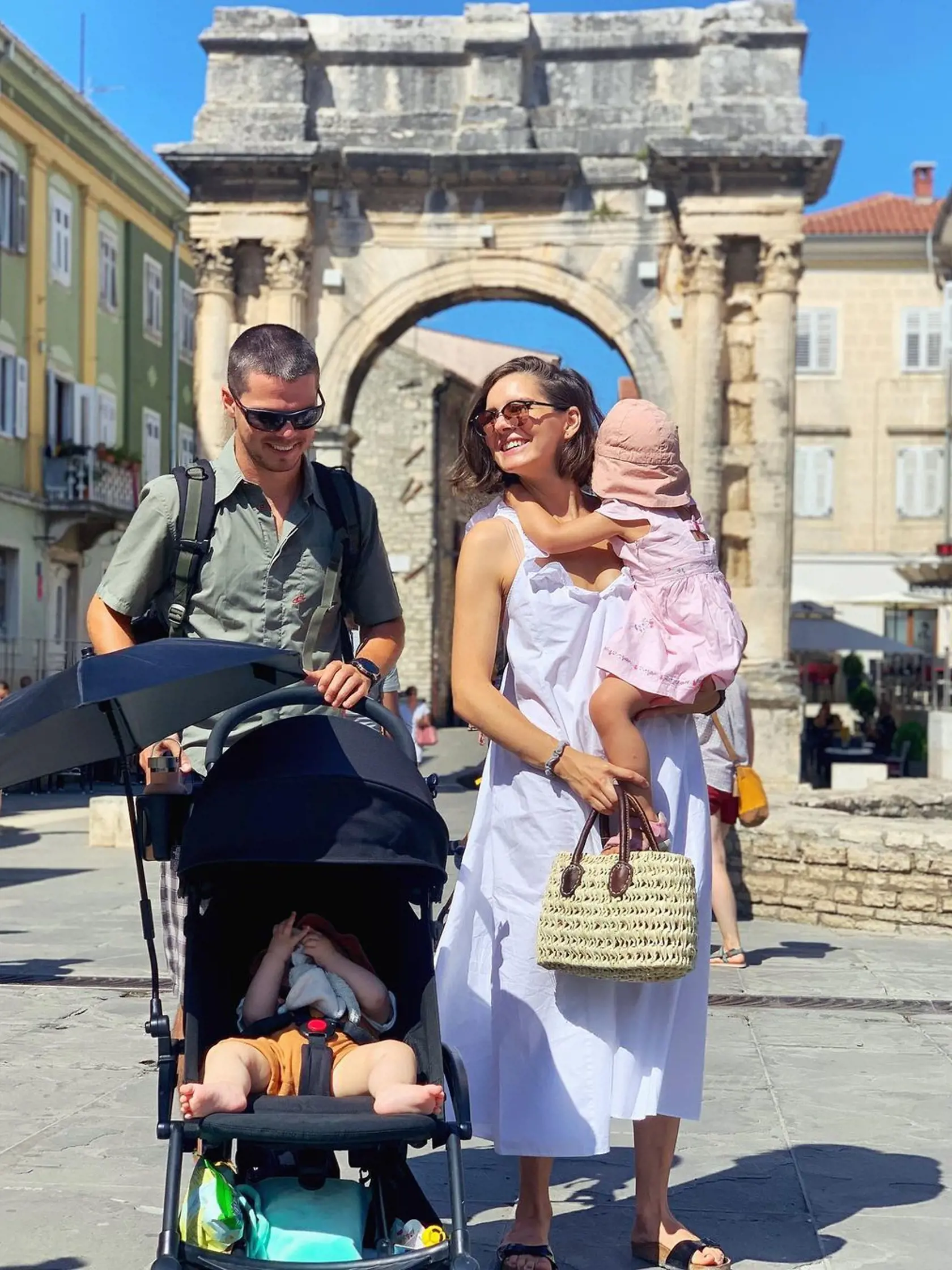 Monika Horváthová s rodinou na krásnom zábere z dovolenky