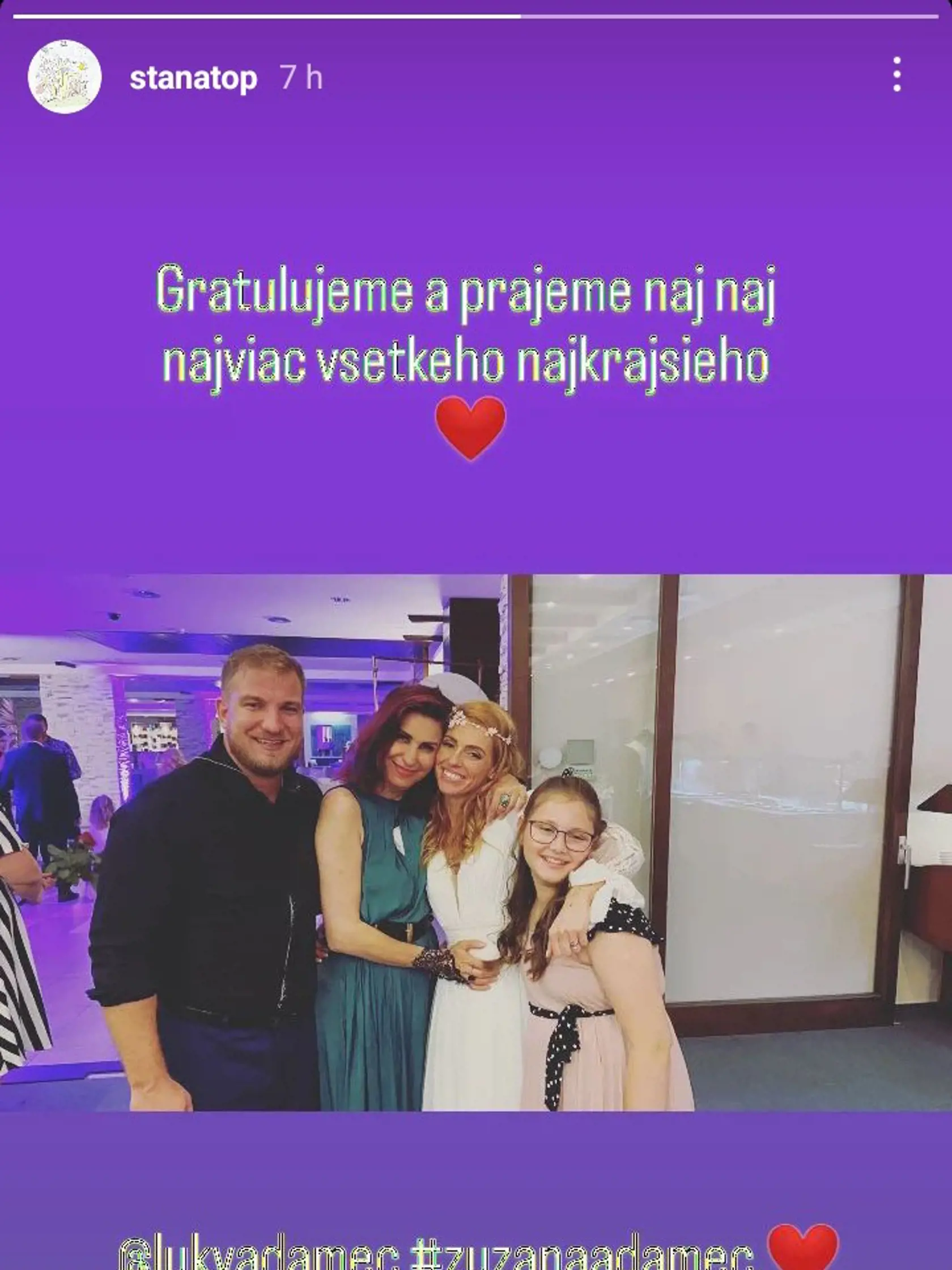 Lukáš Adamec sa oženil.