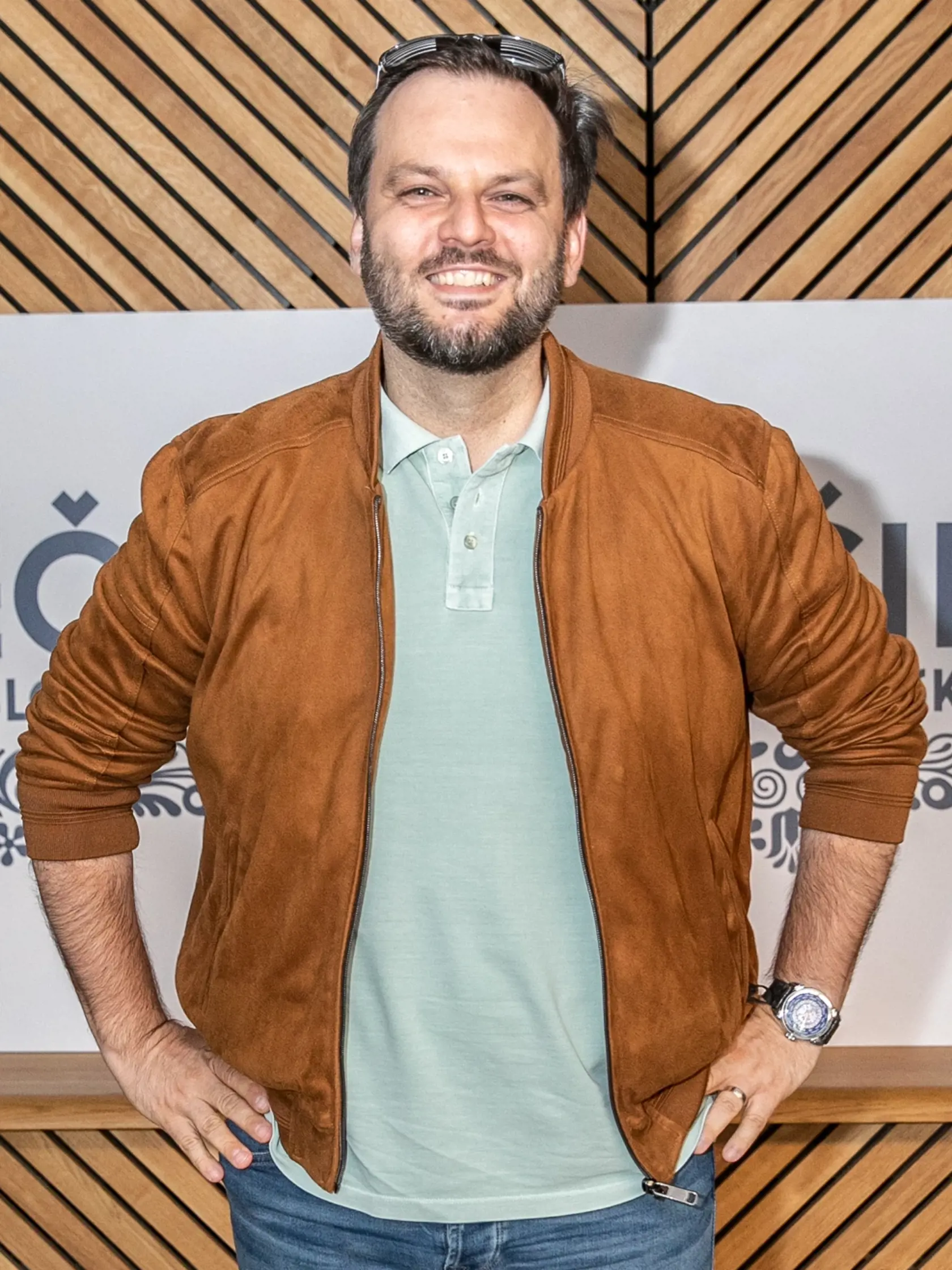 Párty RTVS, čaj o piatej. Na fotke je Milan Junior Zimnýkoval.