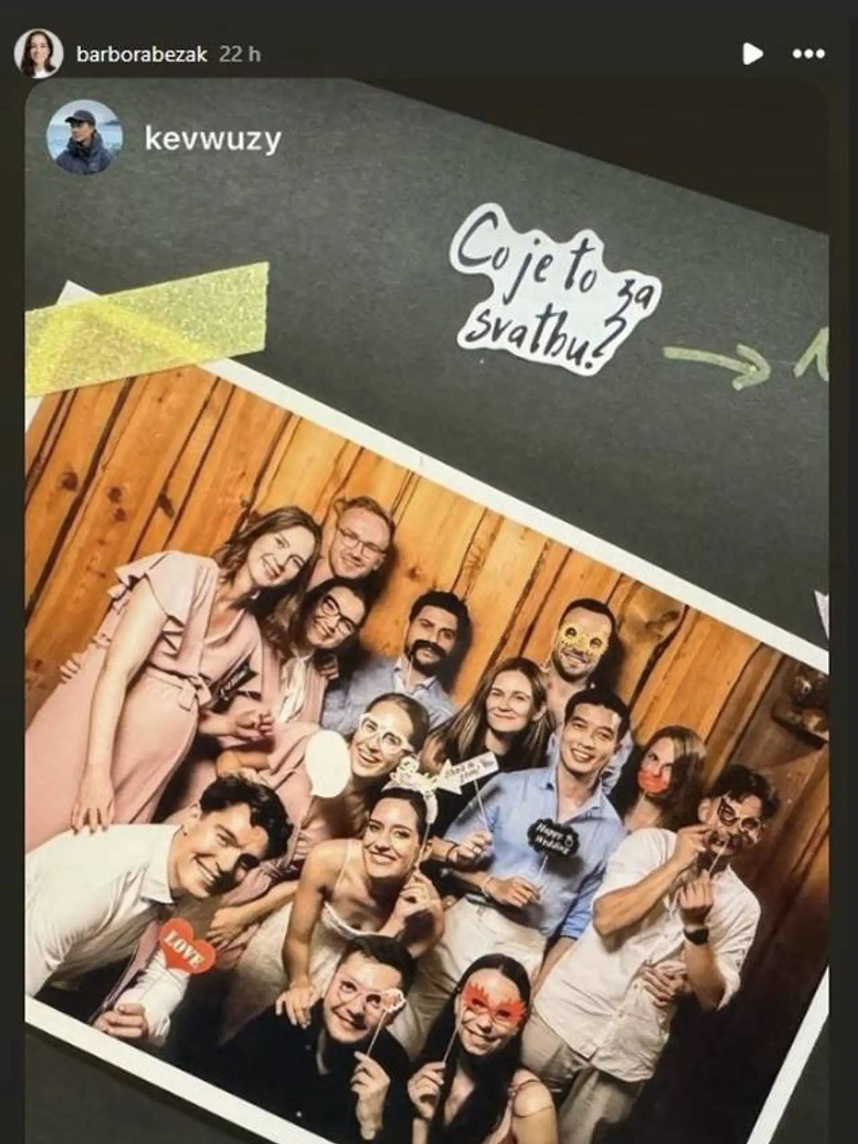 Zábery zo svadby Barbory Bezákovej.