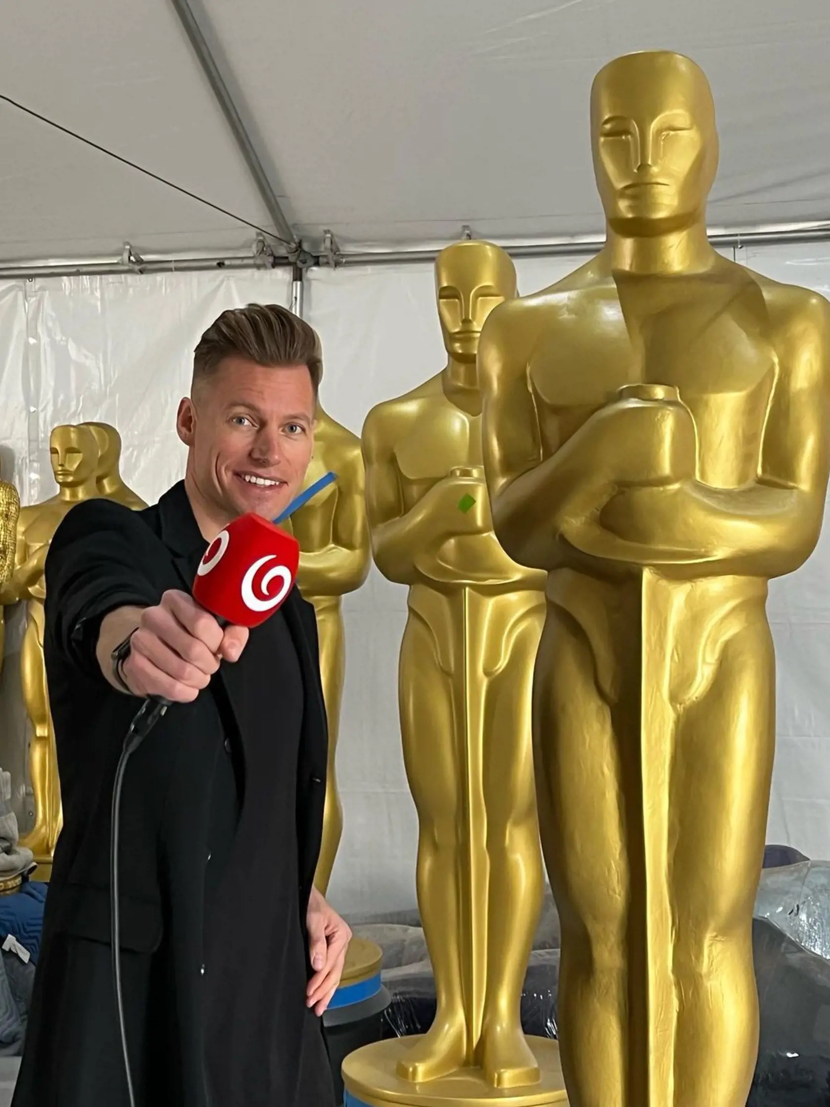 Thomas Puskailer na Oscaroch.