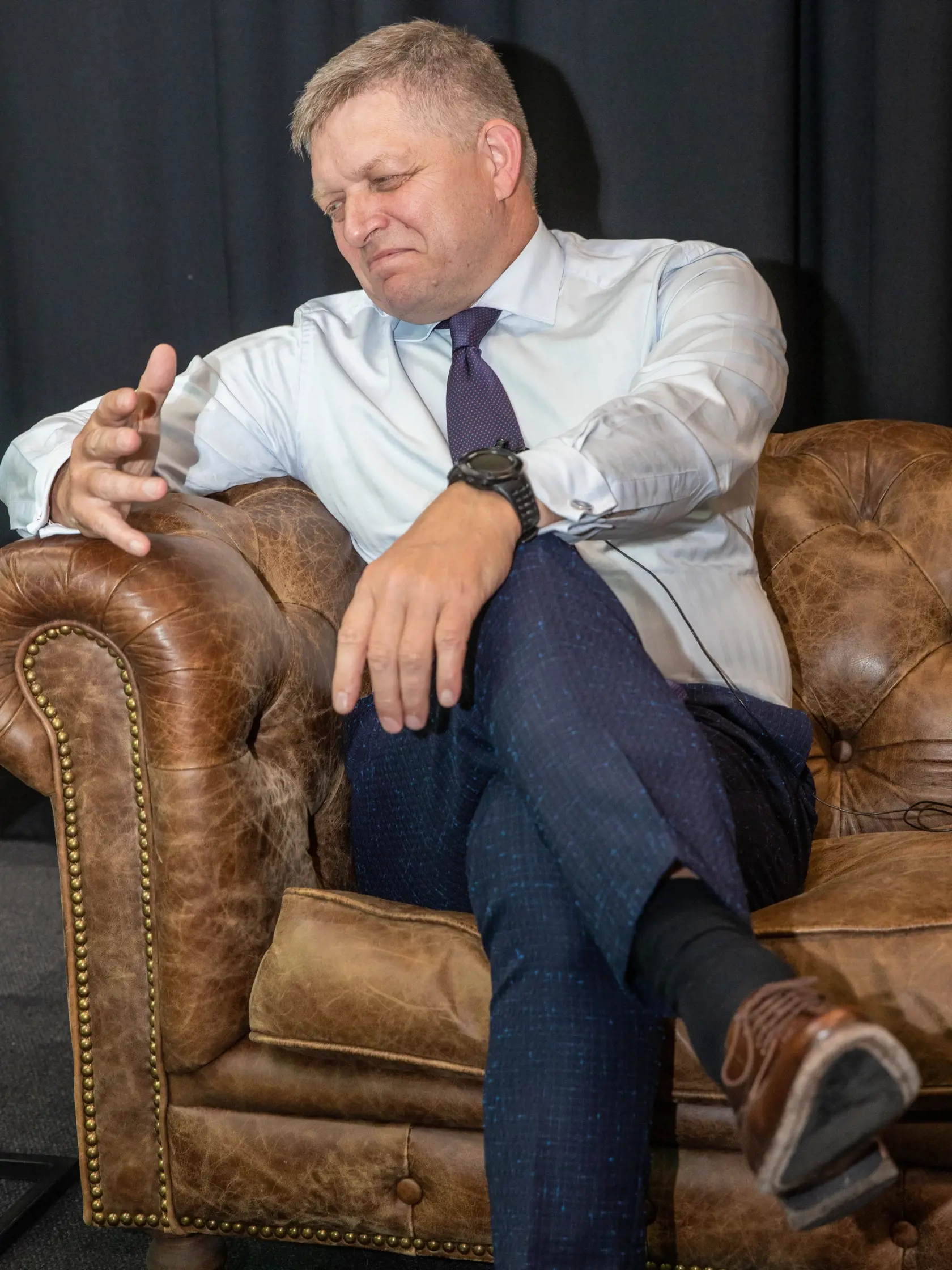 Líder Smer-SD Robert Fico