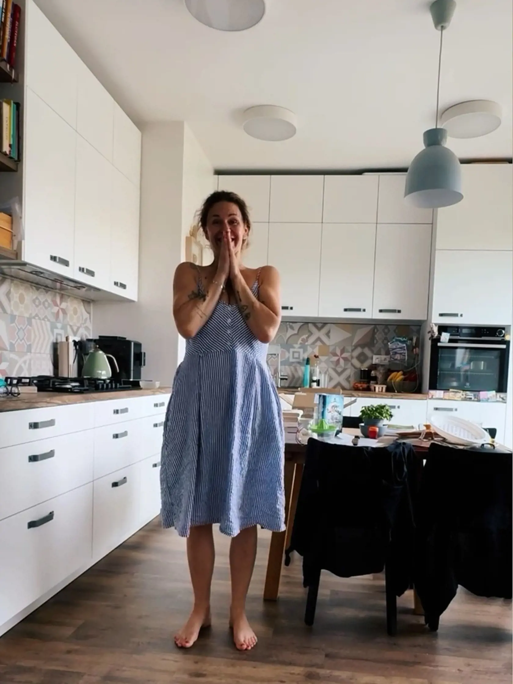 Kristína Tormová sa pochválila vynovenou kuchyňou.