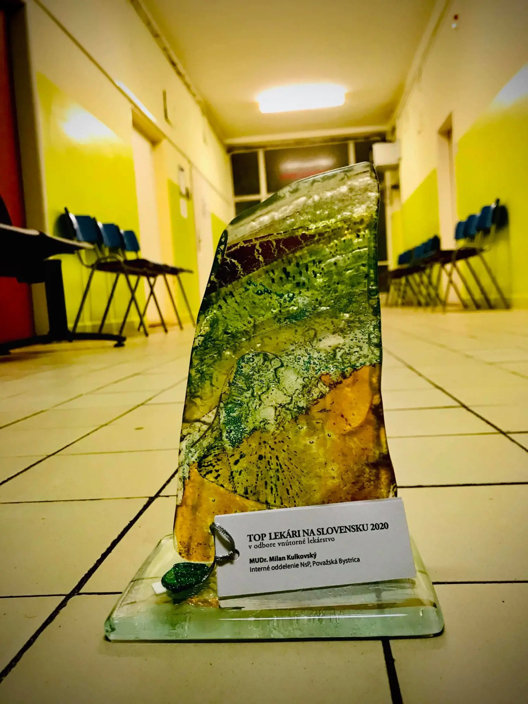 Vyznamenanie doktora Milana Kulkovského.