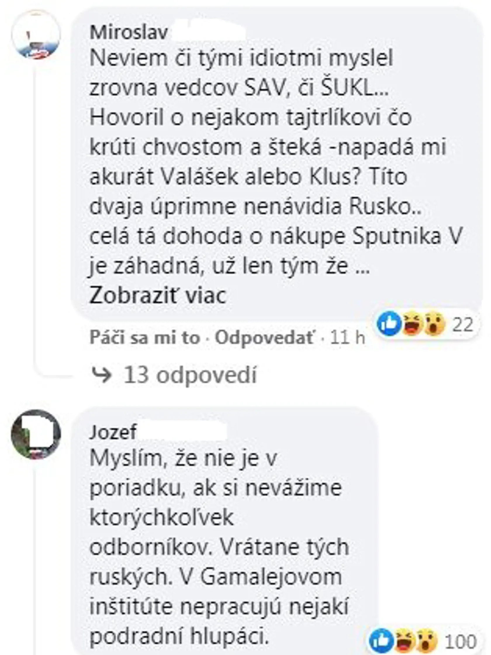 Komentáre ku kritike Milana Kulkovského.