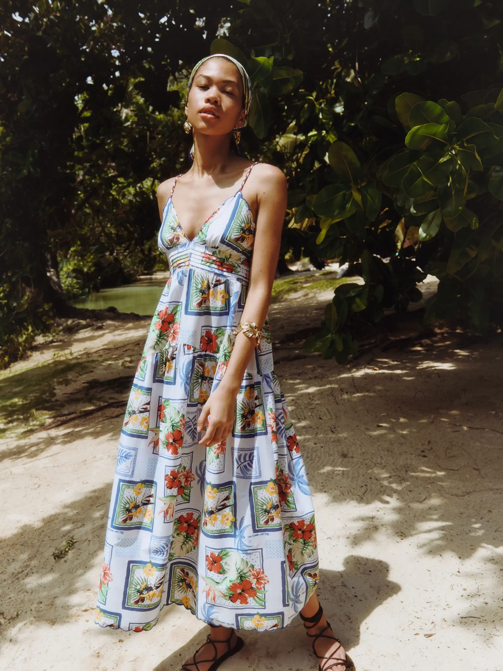 WW PRIMARK RIO Postcard Midi Dress €20