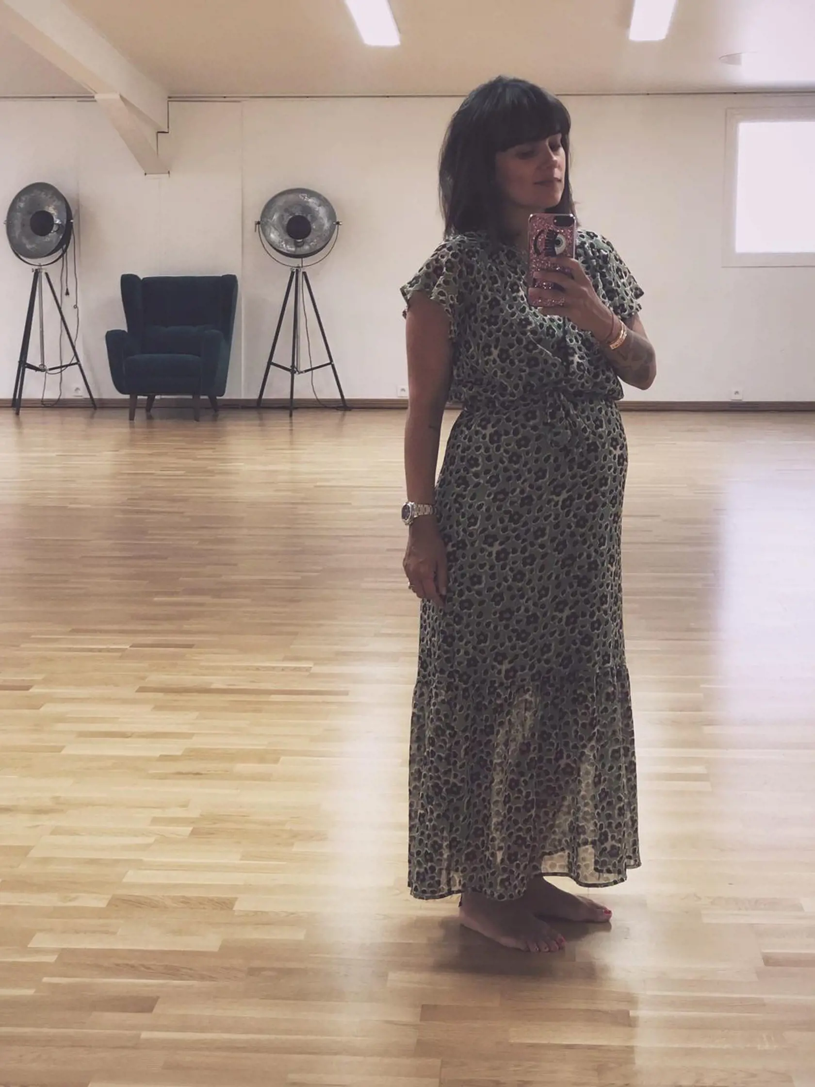 Alizée, keď čakala Maggy.