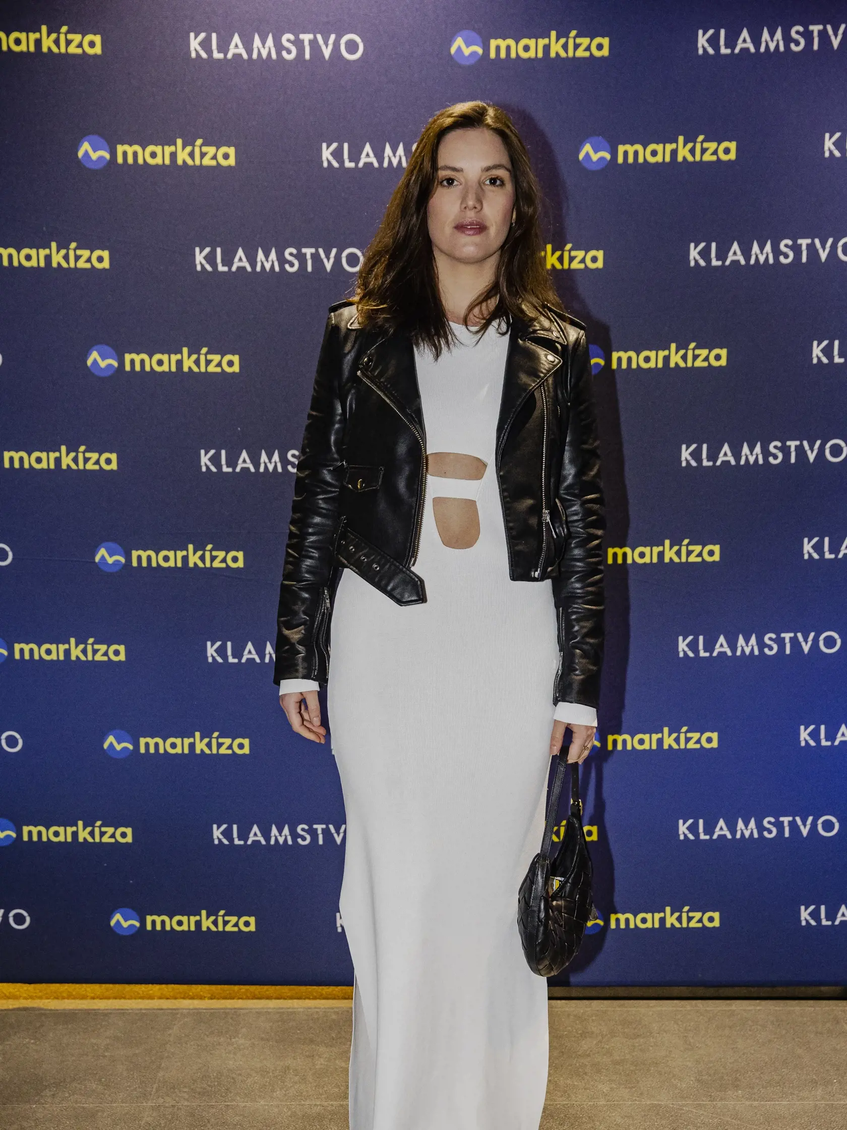 Na snímke Sarah Arató počas premiéry nového seriálu TV Markíza, Klamstvo.