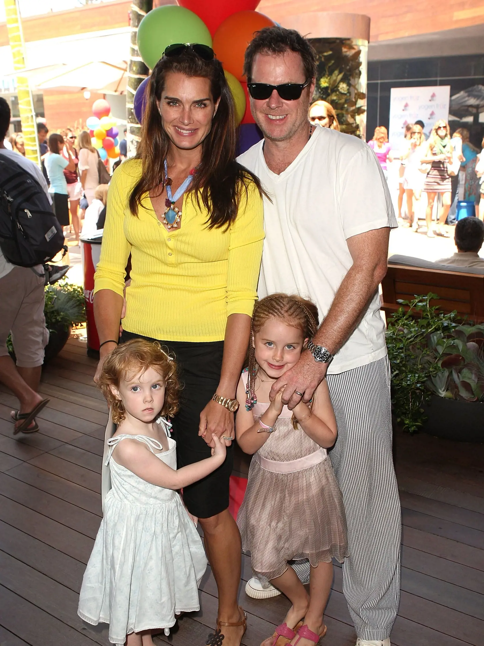 Brooke Shields s manželom a dcérami