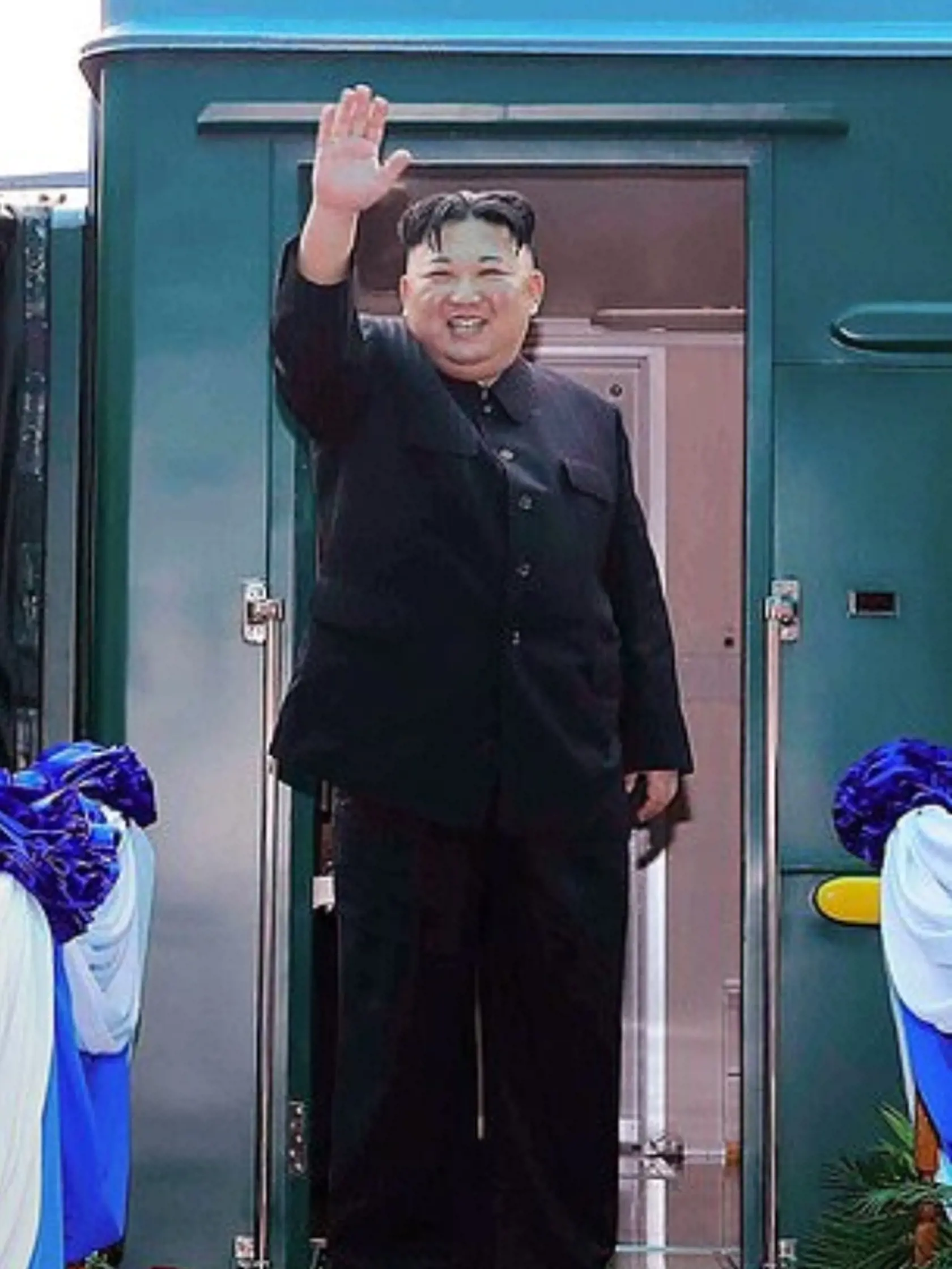 Severokórejský vodca Kim Čong-un.