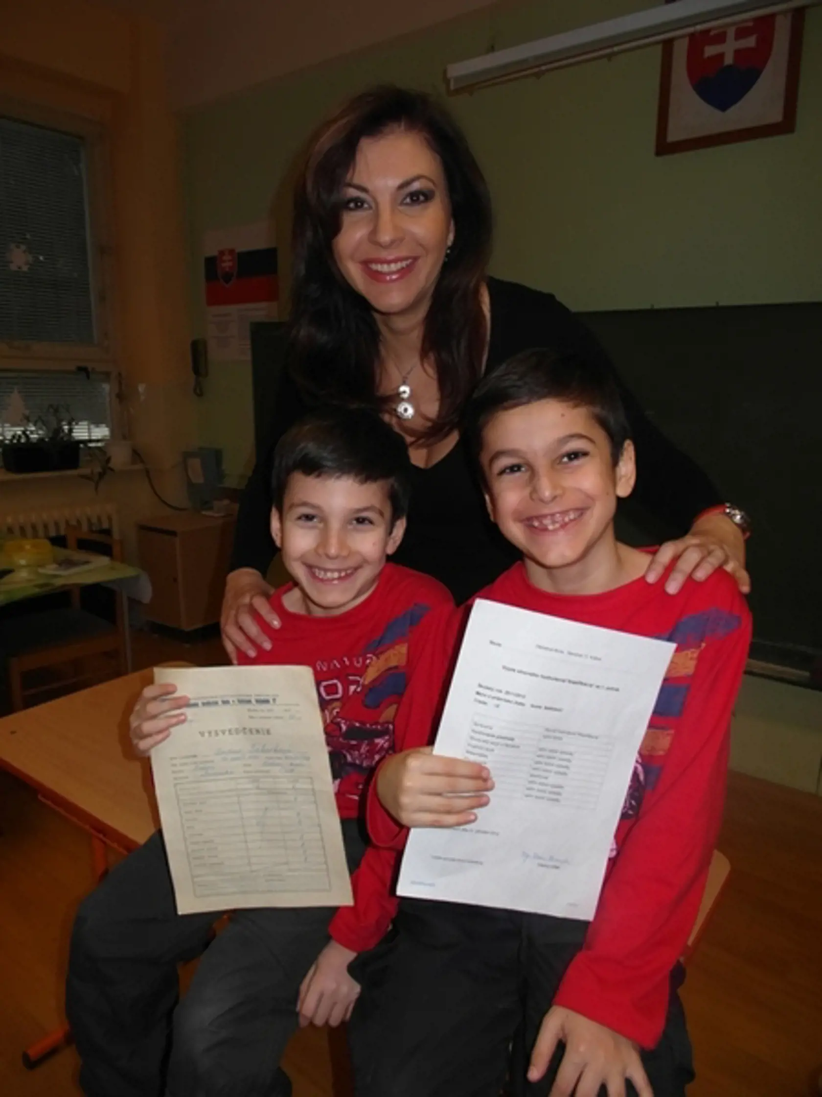 ANDREA TATARKOVÁ (40)
a jej synovia André (8) a Alex (7)