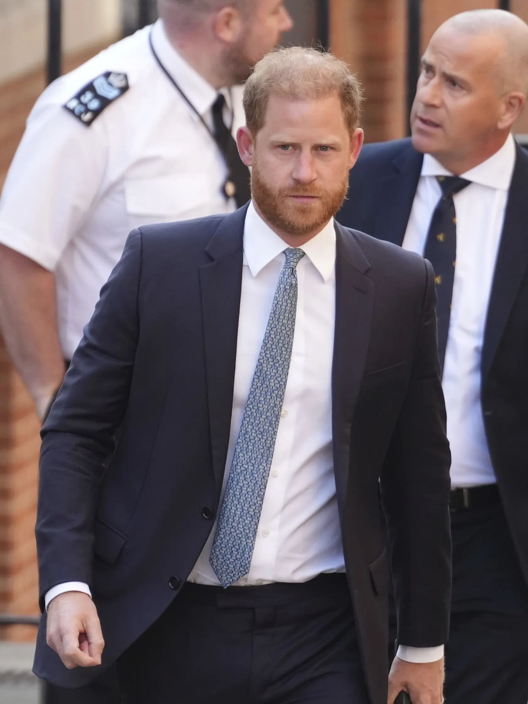 Britský princ Harry prichádza na súdne pojednávanie na Kráľovský súdny dvor v Londýne v utorok 8. apríla 2025.