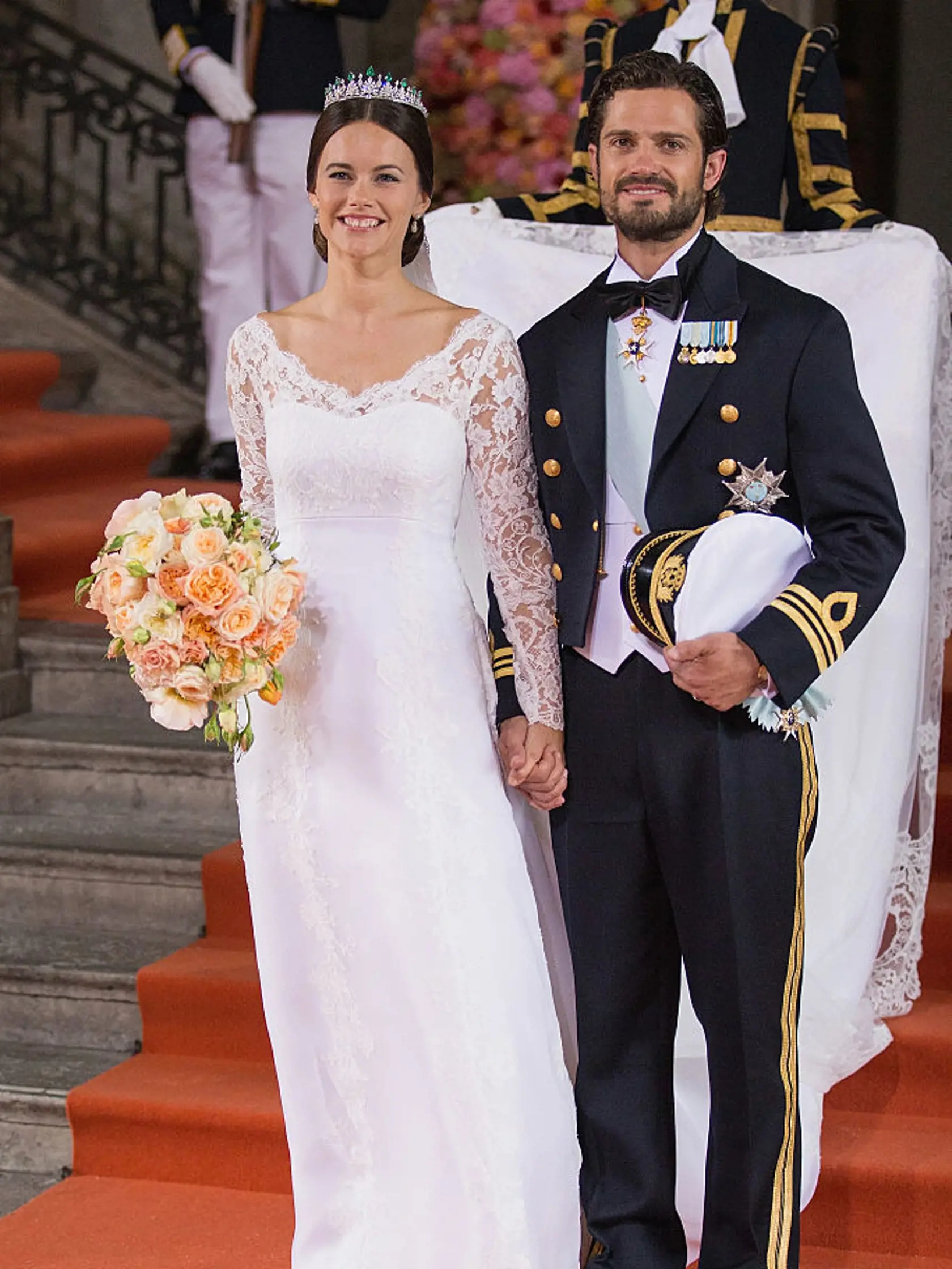 13. júna 2015 si zobrala Sofia zobrala švédskeho Princa Carla Philipa v Kráľovskom paláci v Štokholme. Obliekla si šaty od švédkej dizajnérky Idy Sjöstedt. boli až v troch odtieňoch bielej.