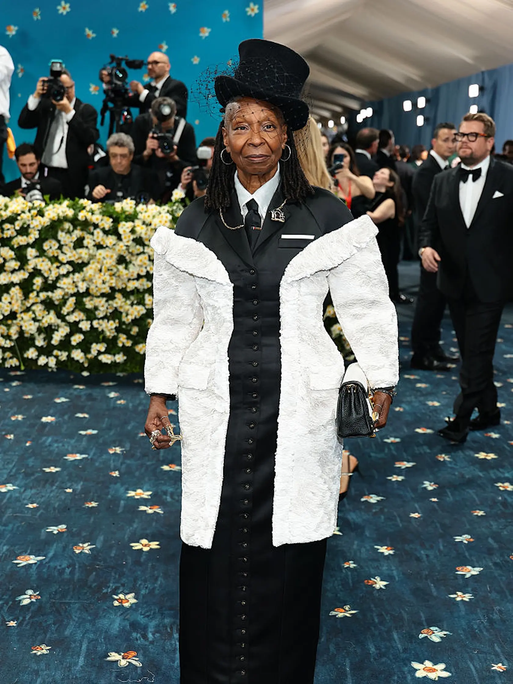 Herečka Whoopi Goldberg.