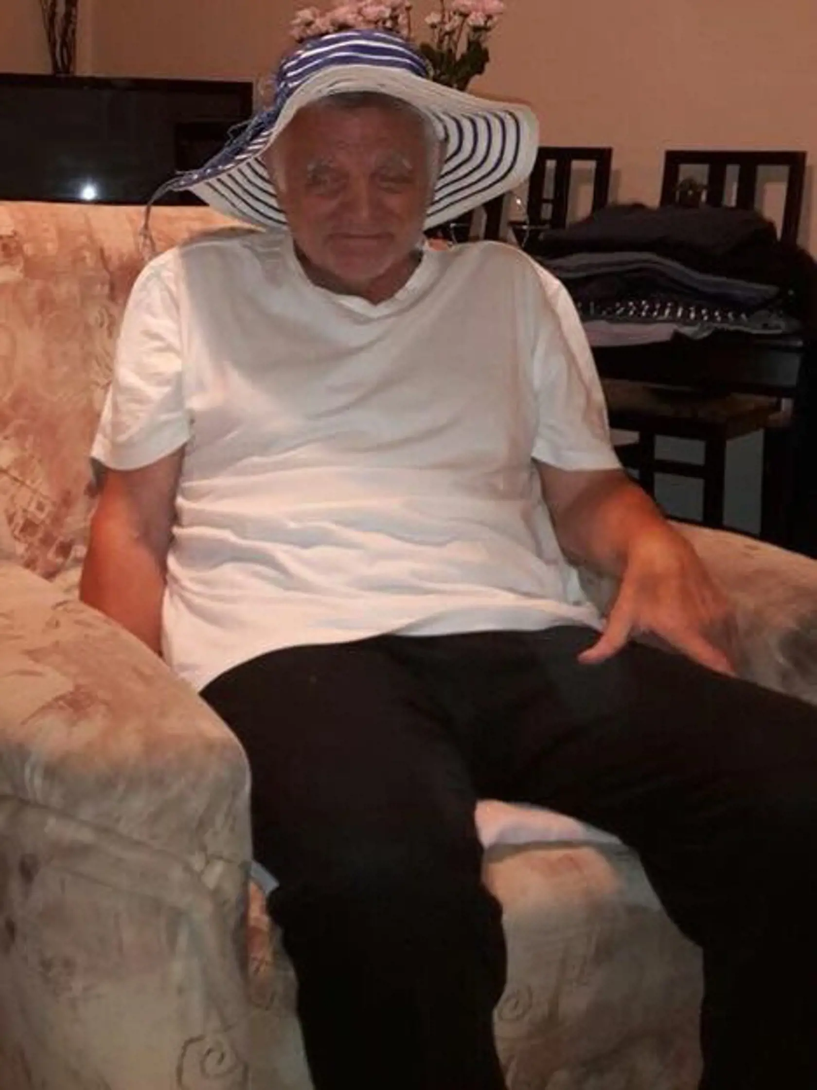 August 2018: Posledné foto herca, ktoré zverejnil deň po úmrtí jeho syn Martin.