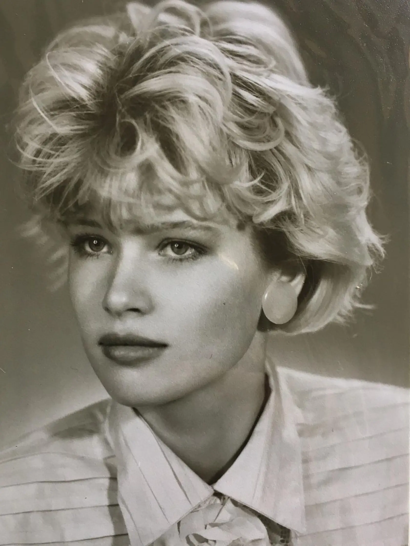 Daniela Peštová na maturitnom table.