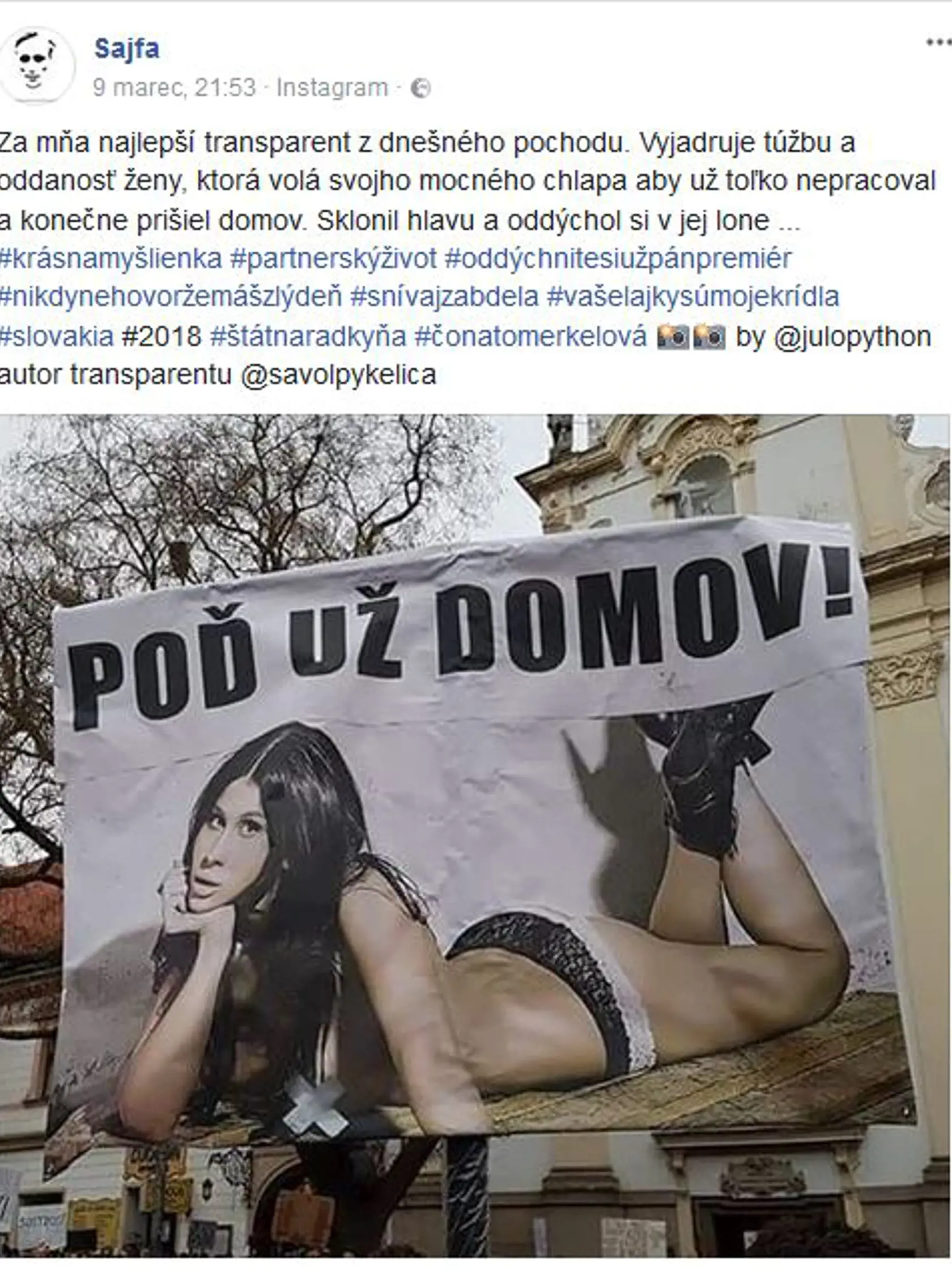 Sajfova hitparáda: Známy moderátor Matej Cifra hodnotil transparenty na demonštráciách.