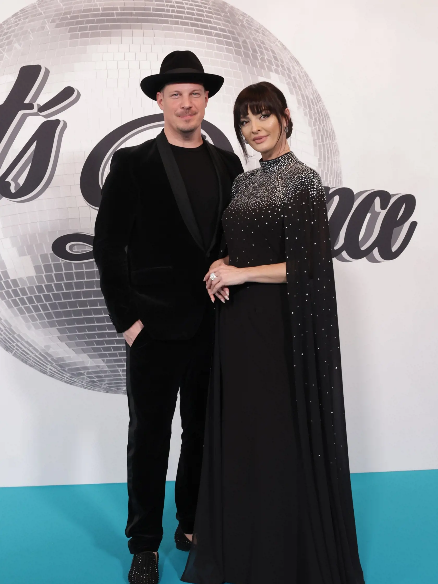 Prvé kolo desiatej série Let´s Dance. Stylistka Mirka Dobiš s manželom. 