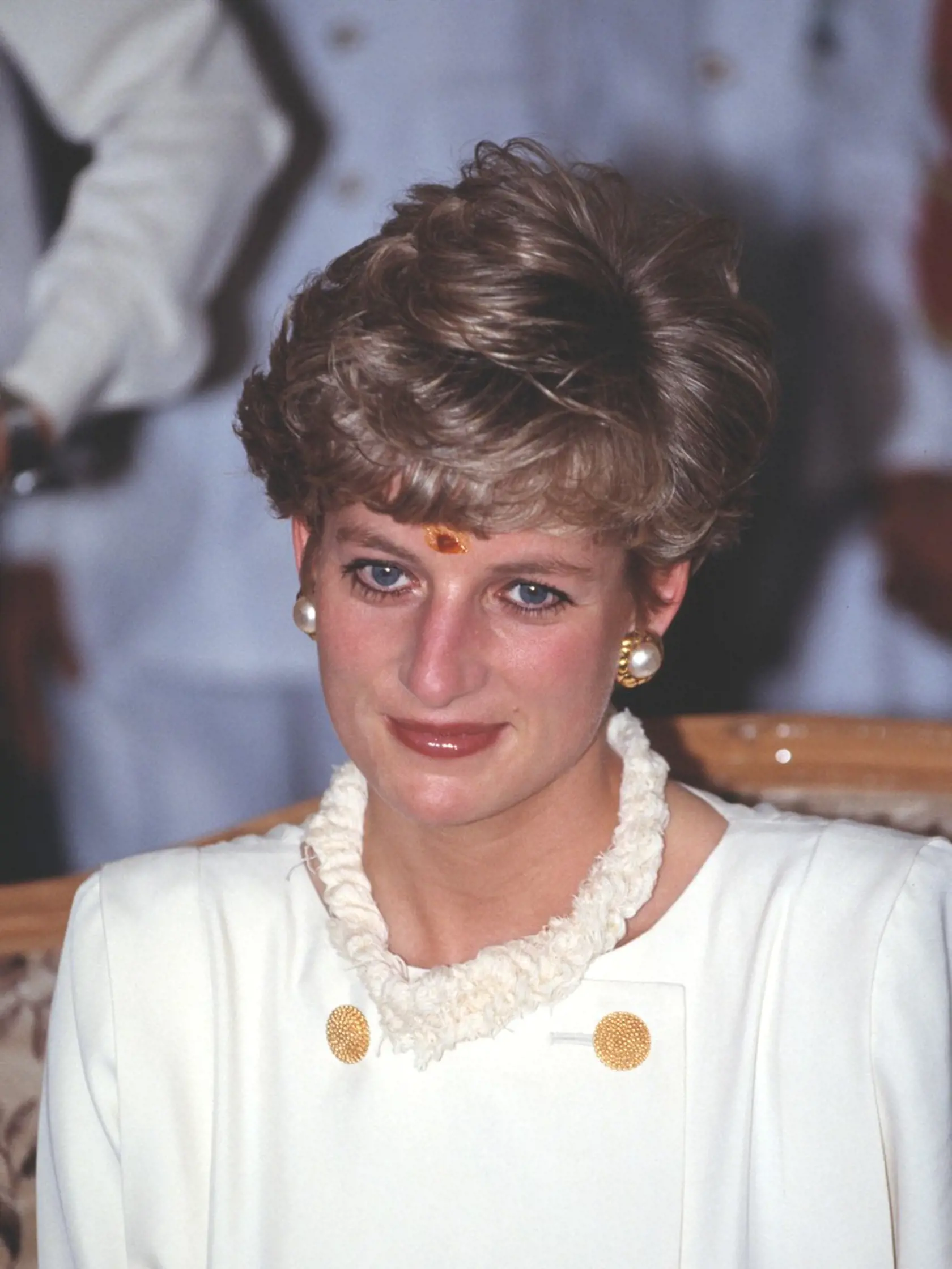 Princezná Diana na oficiálnej návšteve v Indii vo februári 1992.