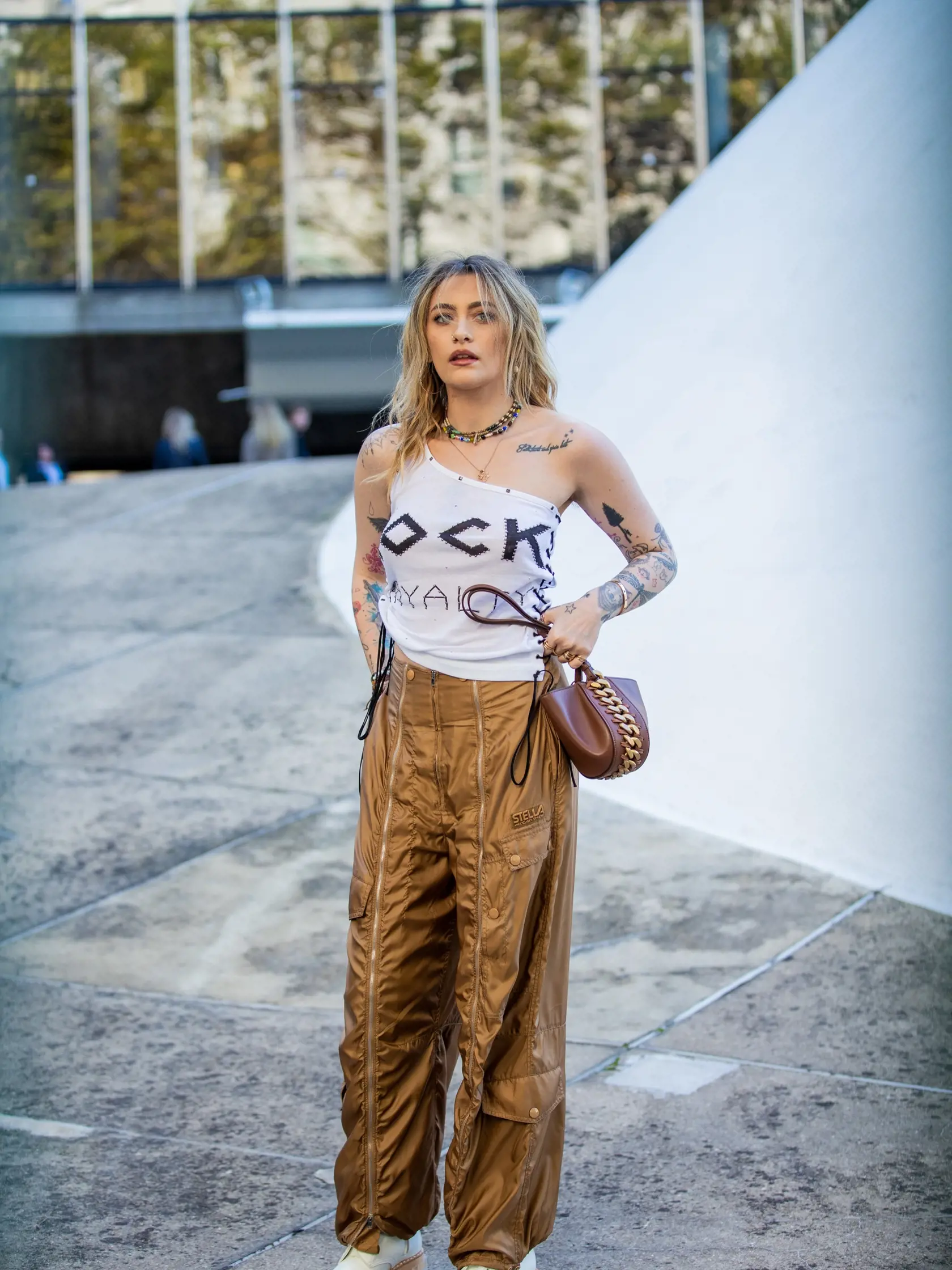 Paris Jackson na parížskom týždni módy.