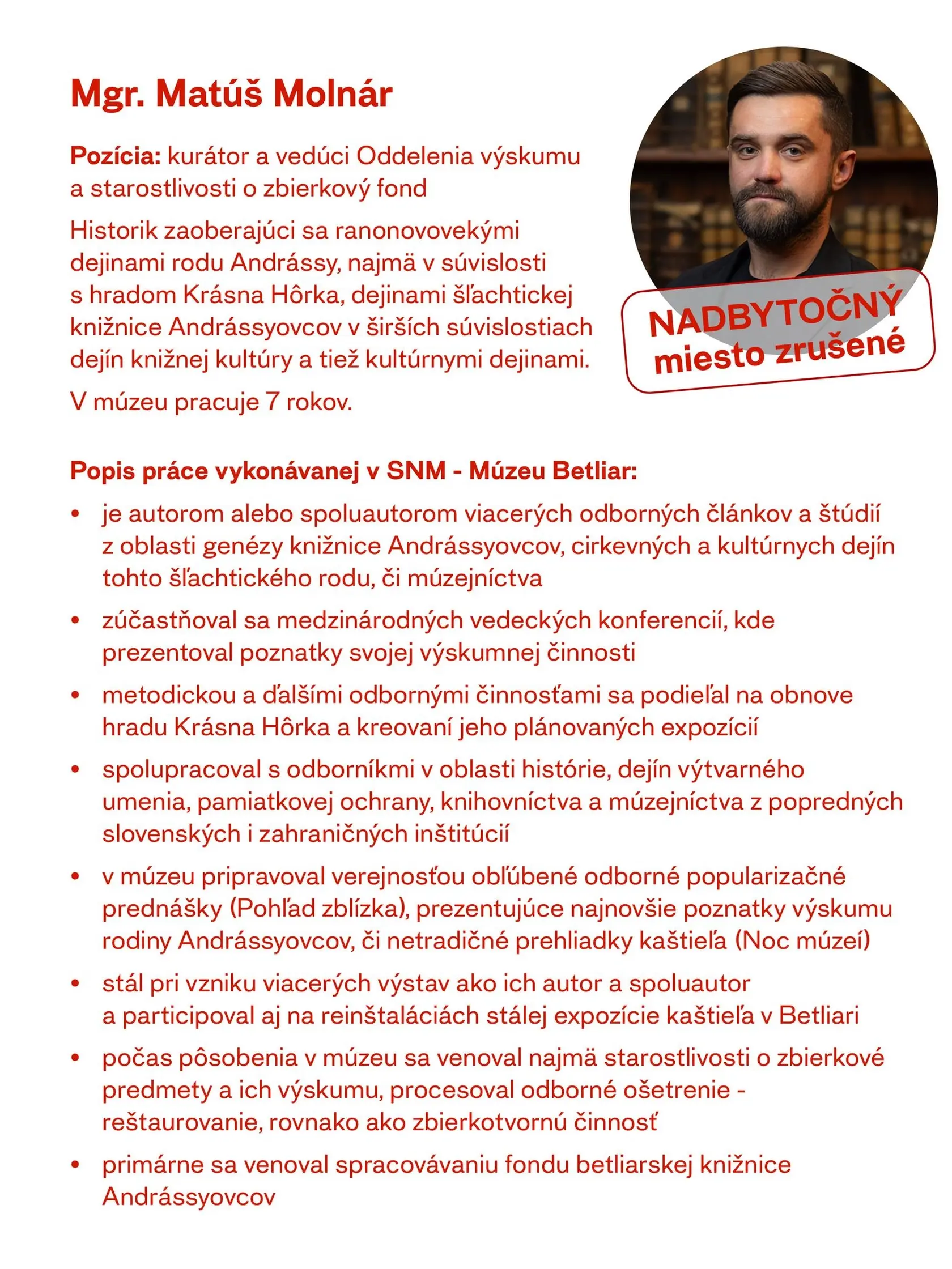 Pôvodná facebooková stránka Múzea Betliar je premenovaná na Andrássy Museum. Objavili sa na nej v stredu 1. apríla takéto informácie.