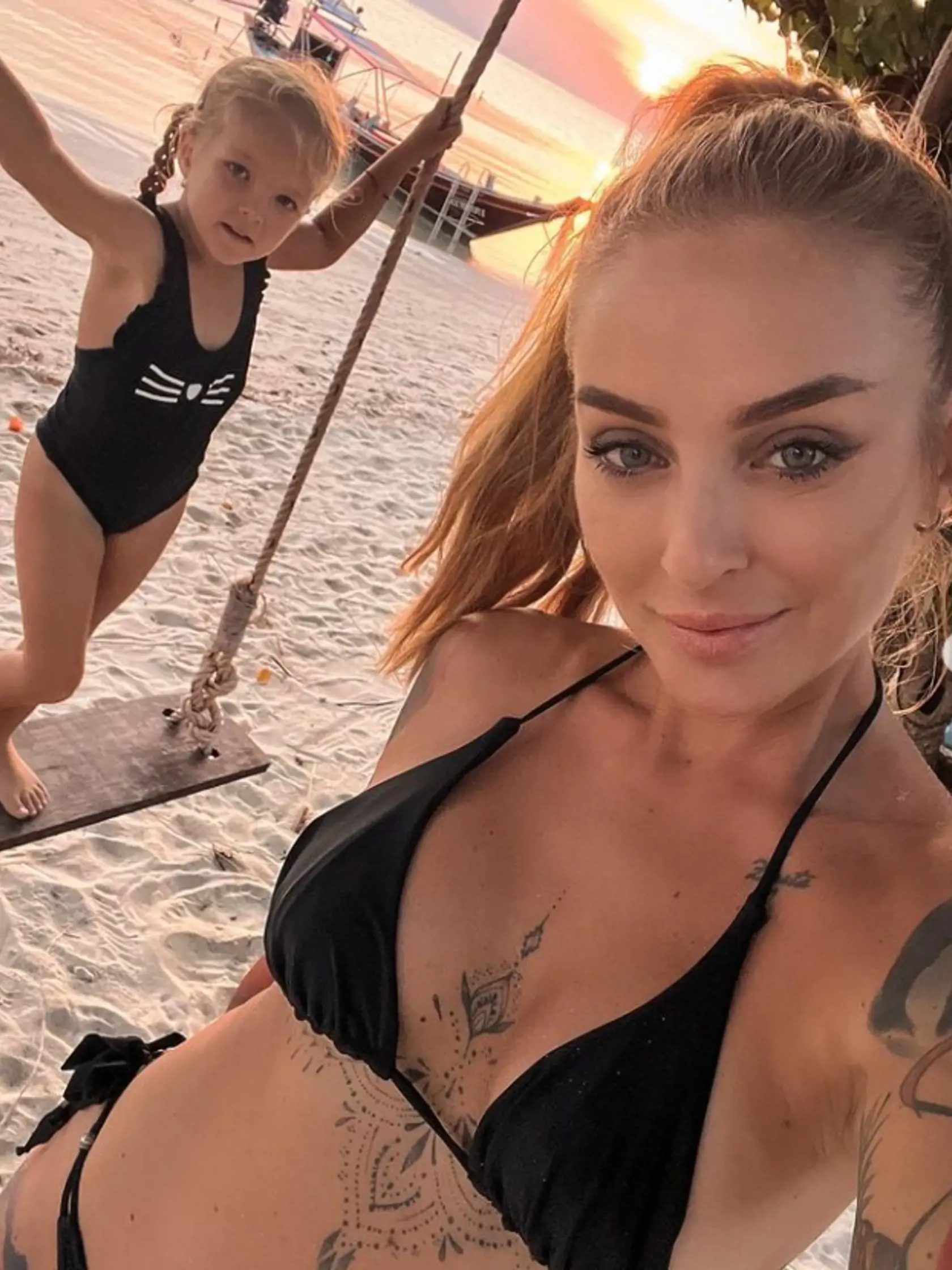 Lucia Sládečková alias Lucid Style s dcérkou Lydkou.