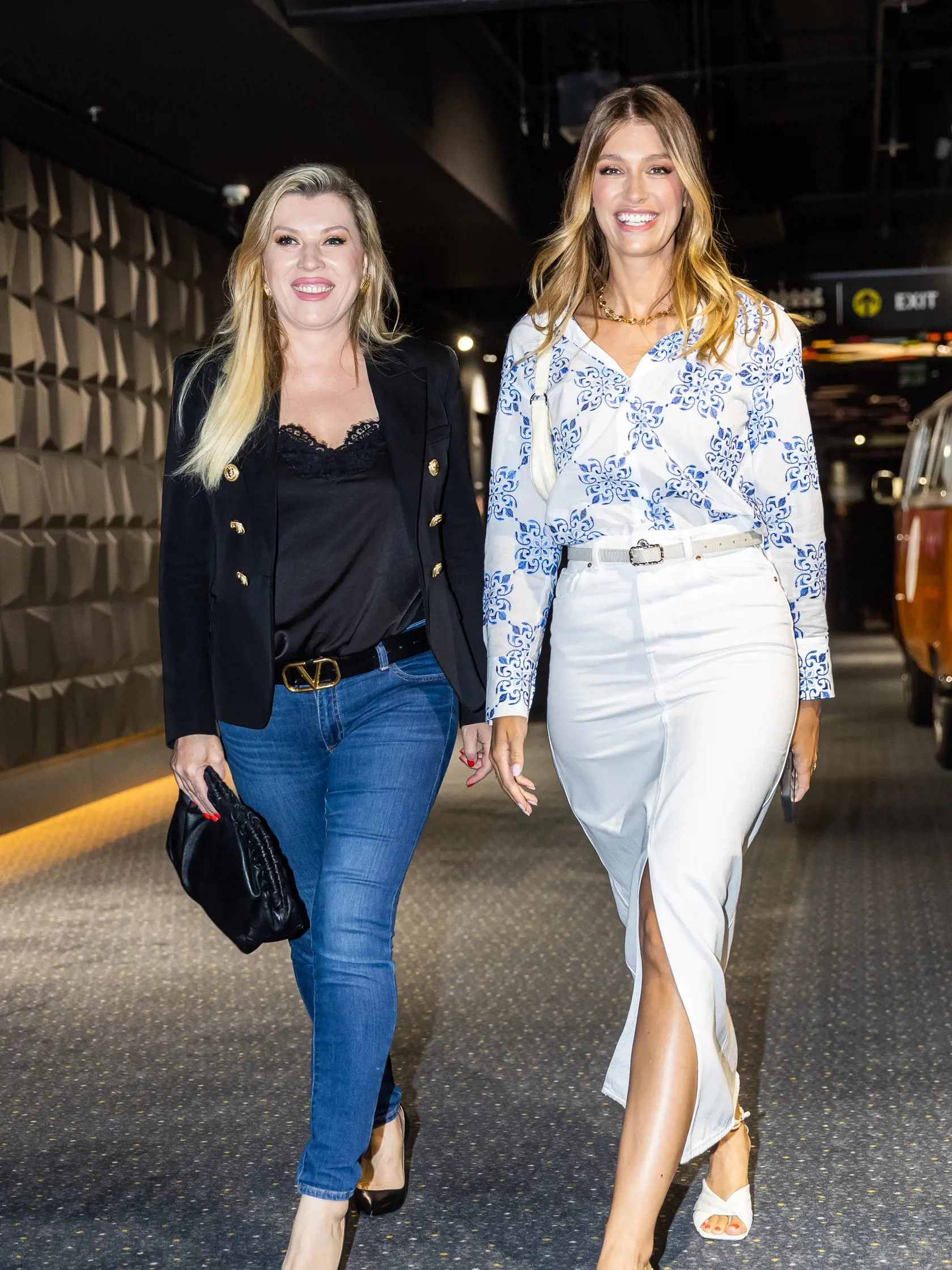 Jasmina a Gabriela na premiére filmu Smolu nosíš ty, láska.