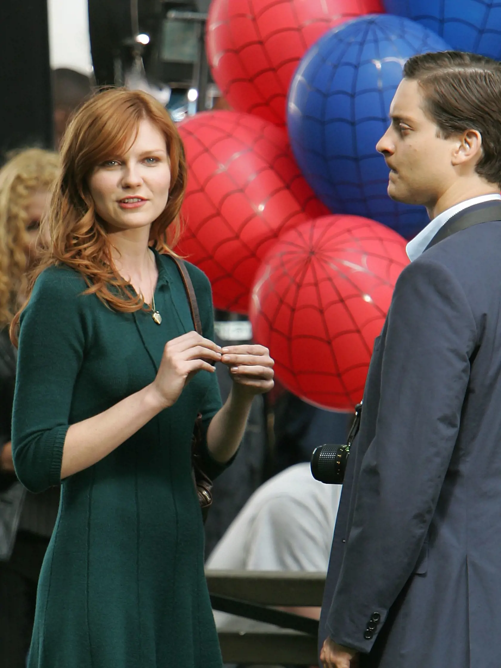 Kirsten Dunst a Toby Maguire vo filme Spiderman 3