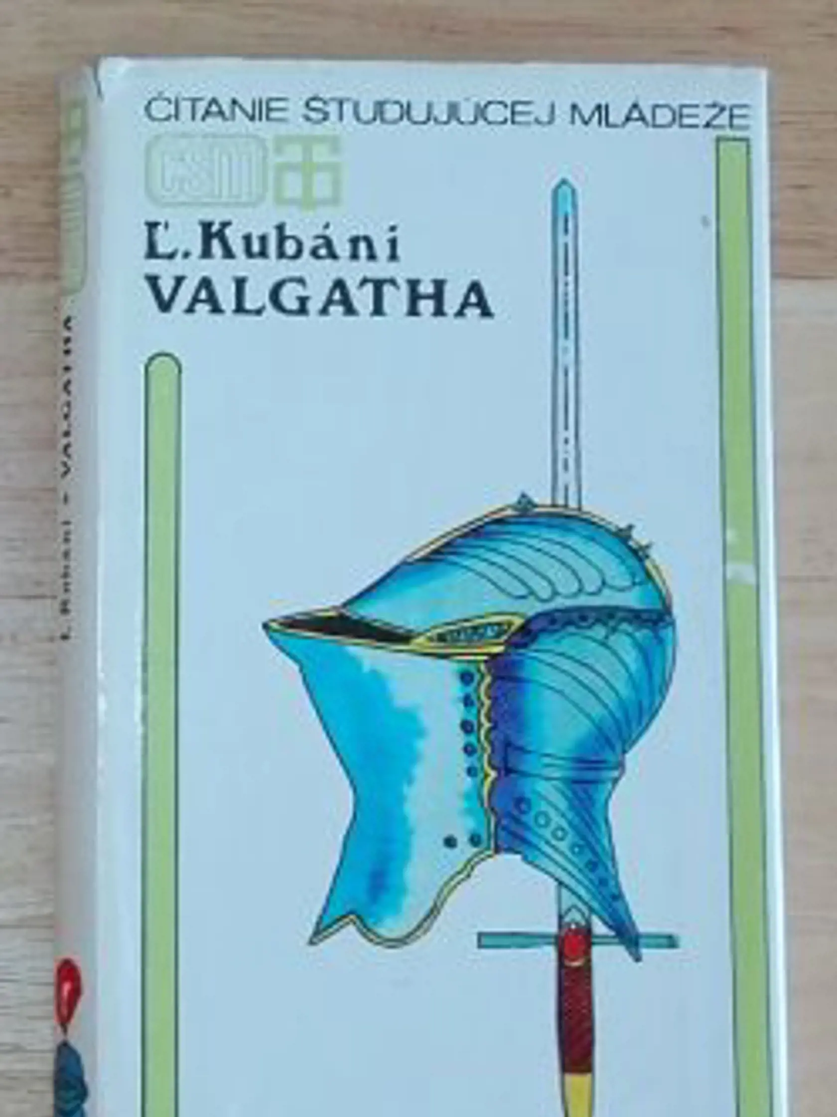 Obálka Kubániho historickej prózy Valgatha, ktorá vyšla vo vydavateľstve Tatran.