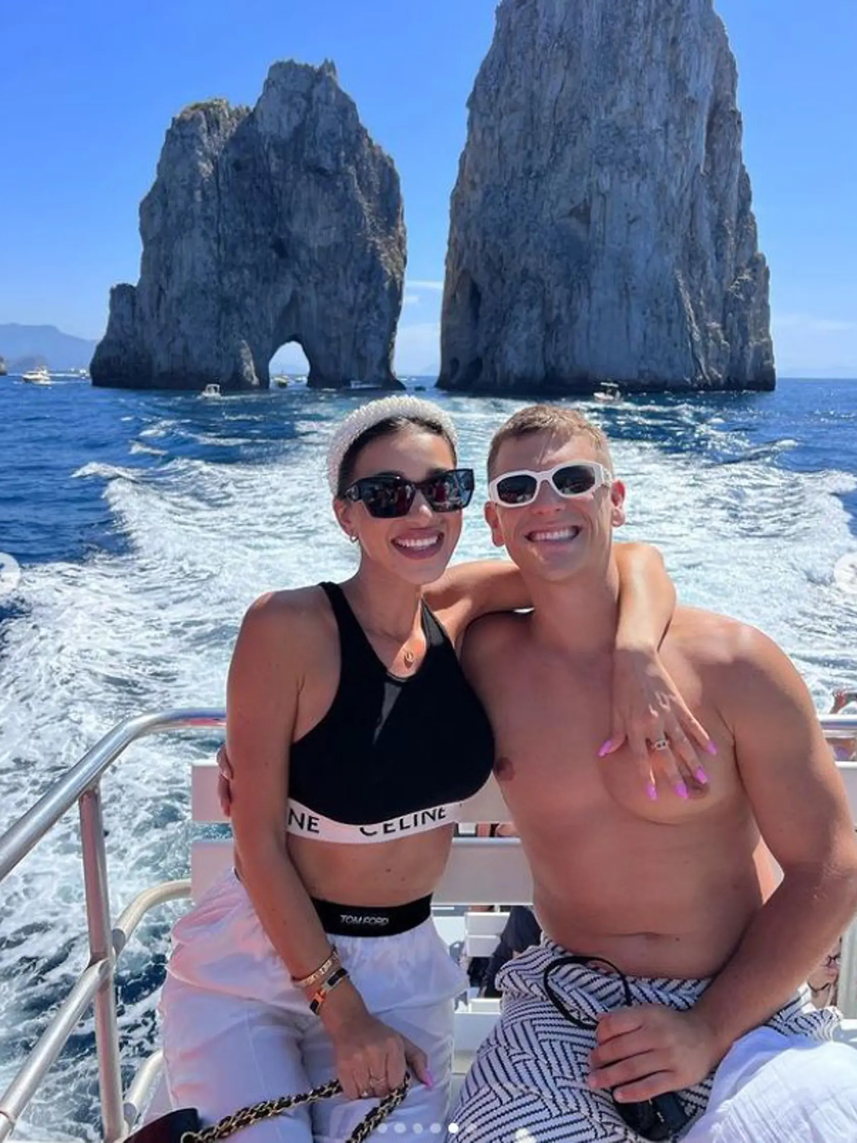 Bianka a Jovinečko na ostrove Capri.