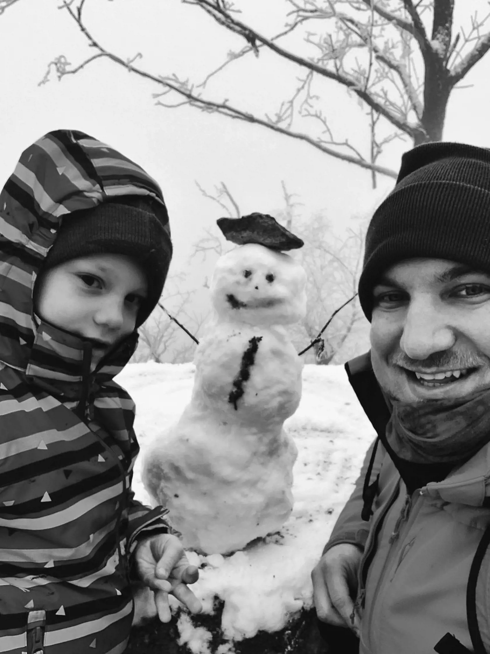 Lukáš Adamec je hrdý dvojnásobný otec. Na foto so starším synom Teom.