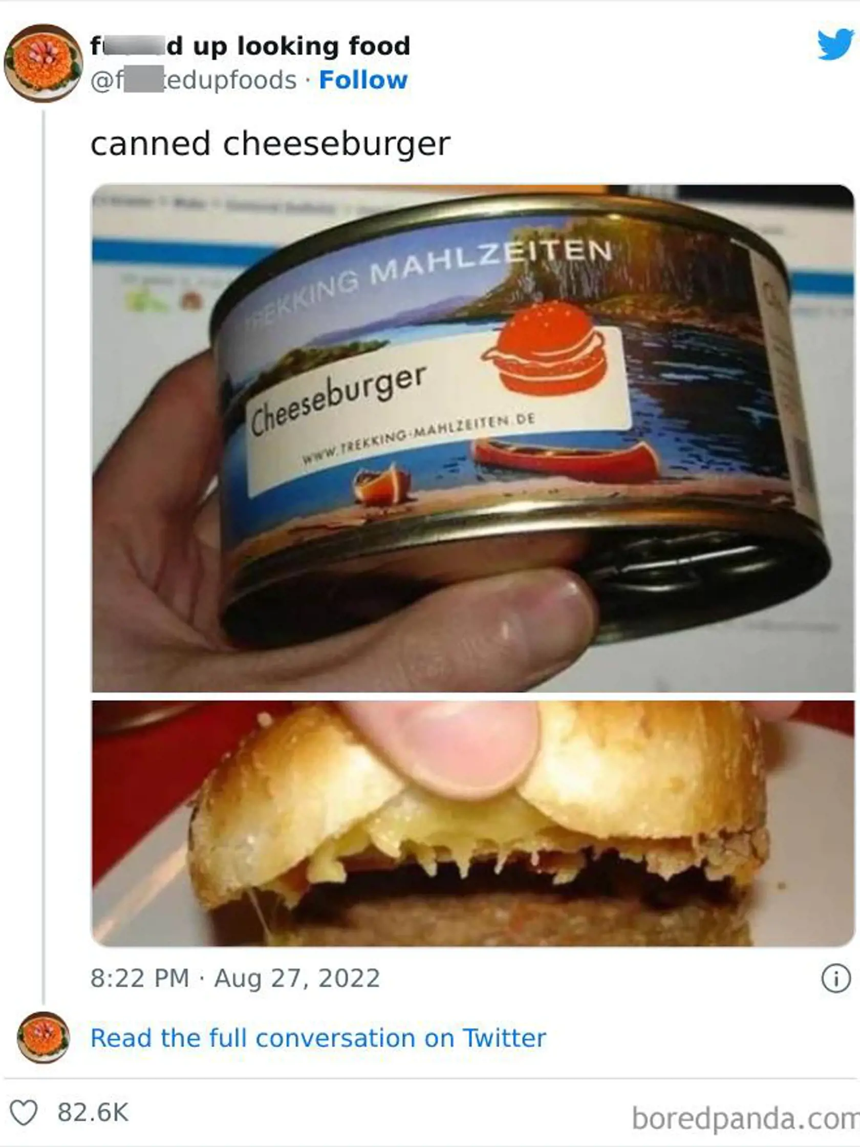 Cheeseburger v konzerve