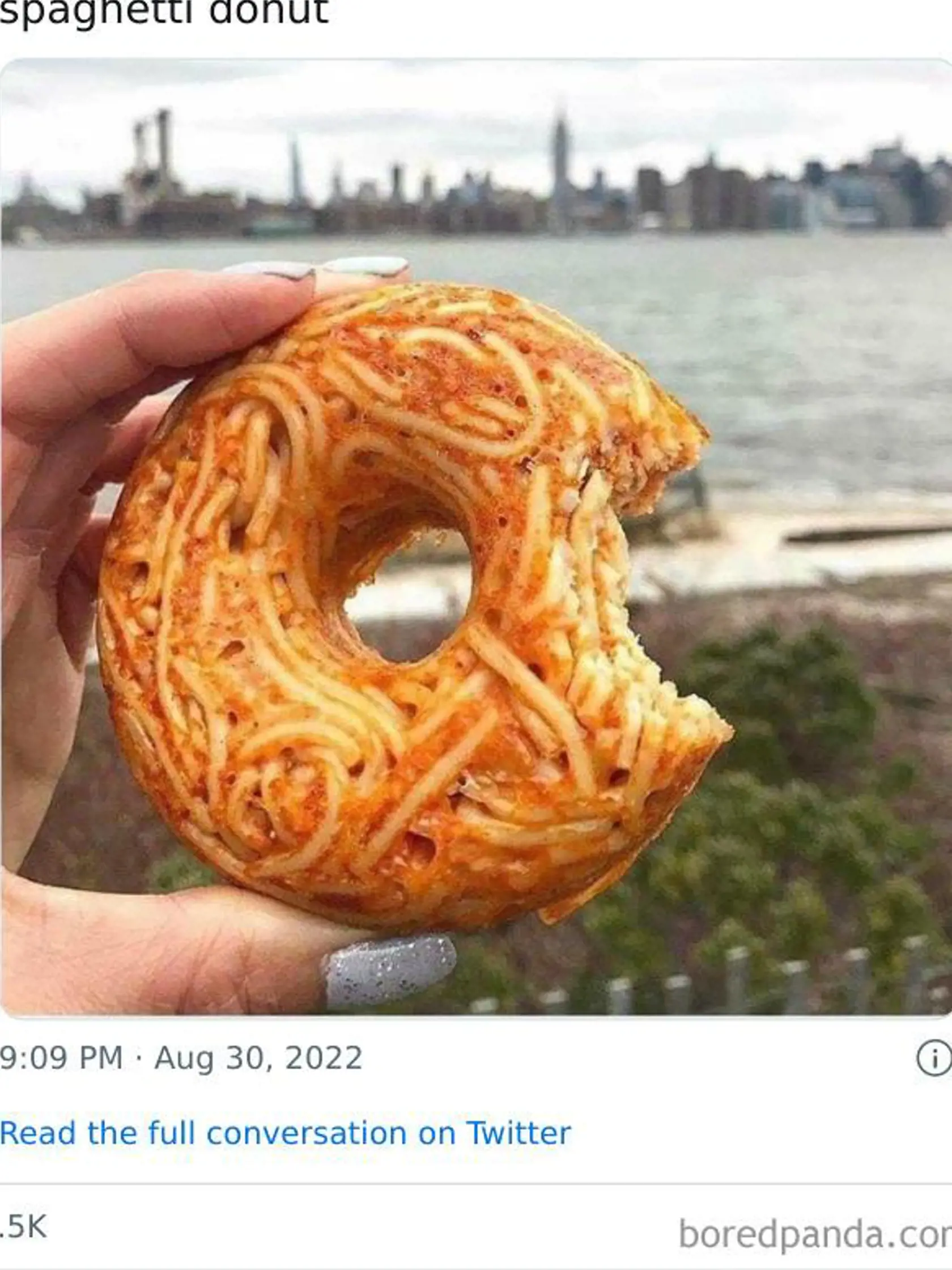 Donut s príchuťou špegiet.