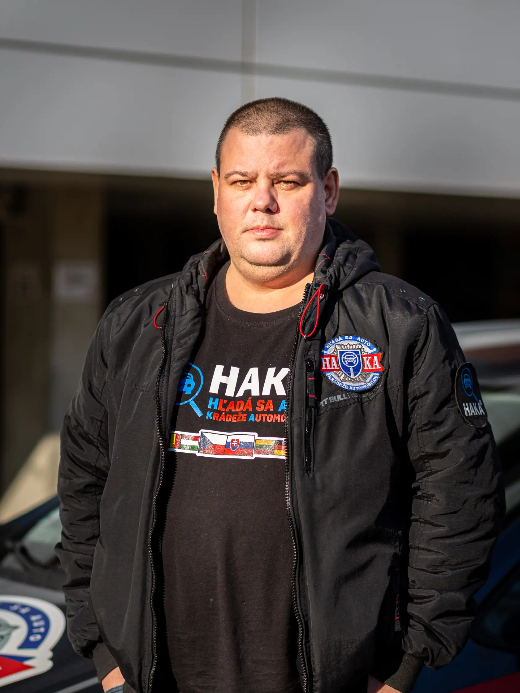 Na snímke Štefan Farkaš,  zakladateľ združenia HAKA (hľadá sa kradnuté auto).