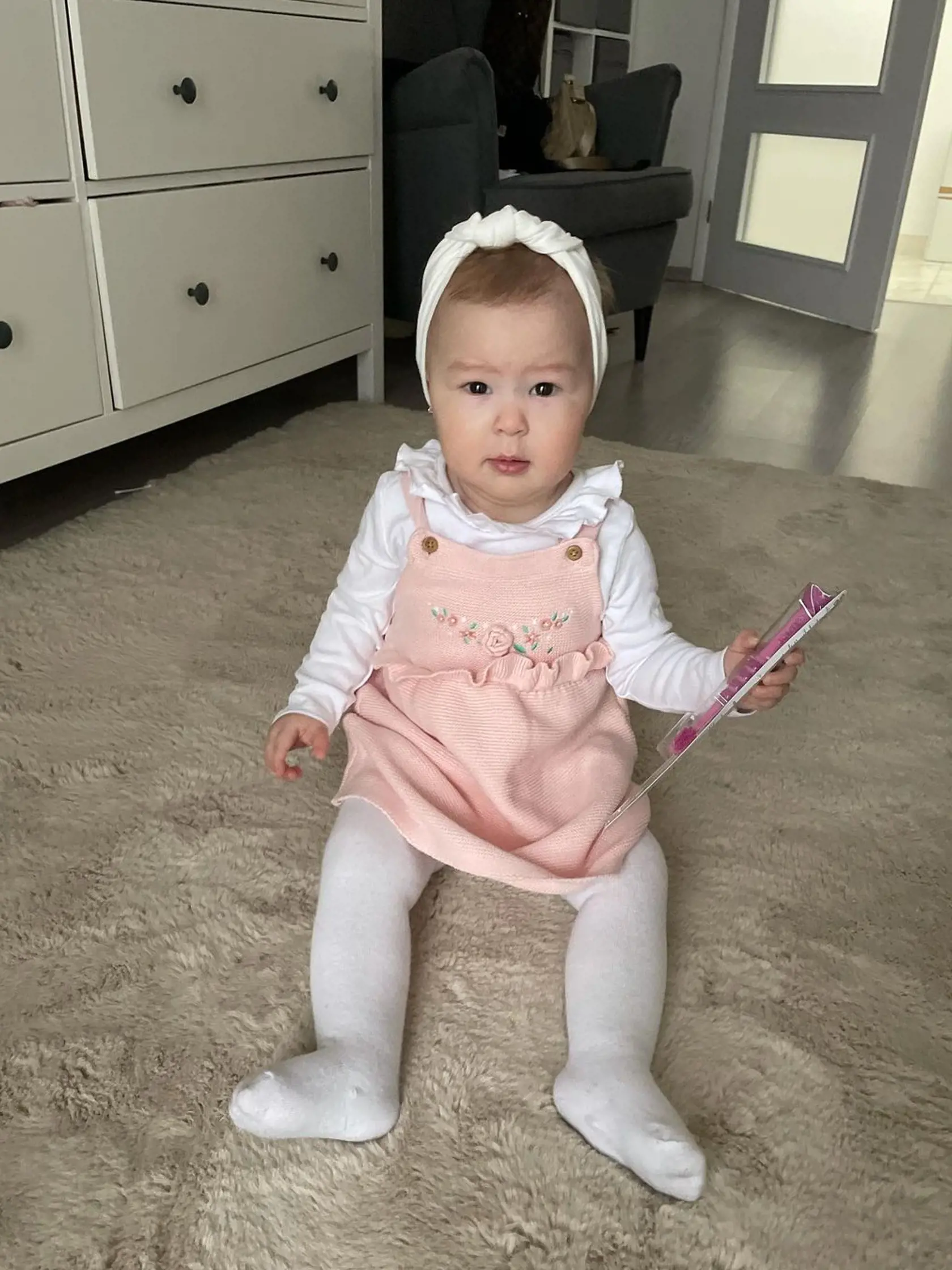 Dcérka Moniky Bagárovej, Rumia, je už veľká slečna. Takto oslávila svojich 10 mesiacov.