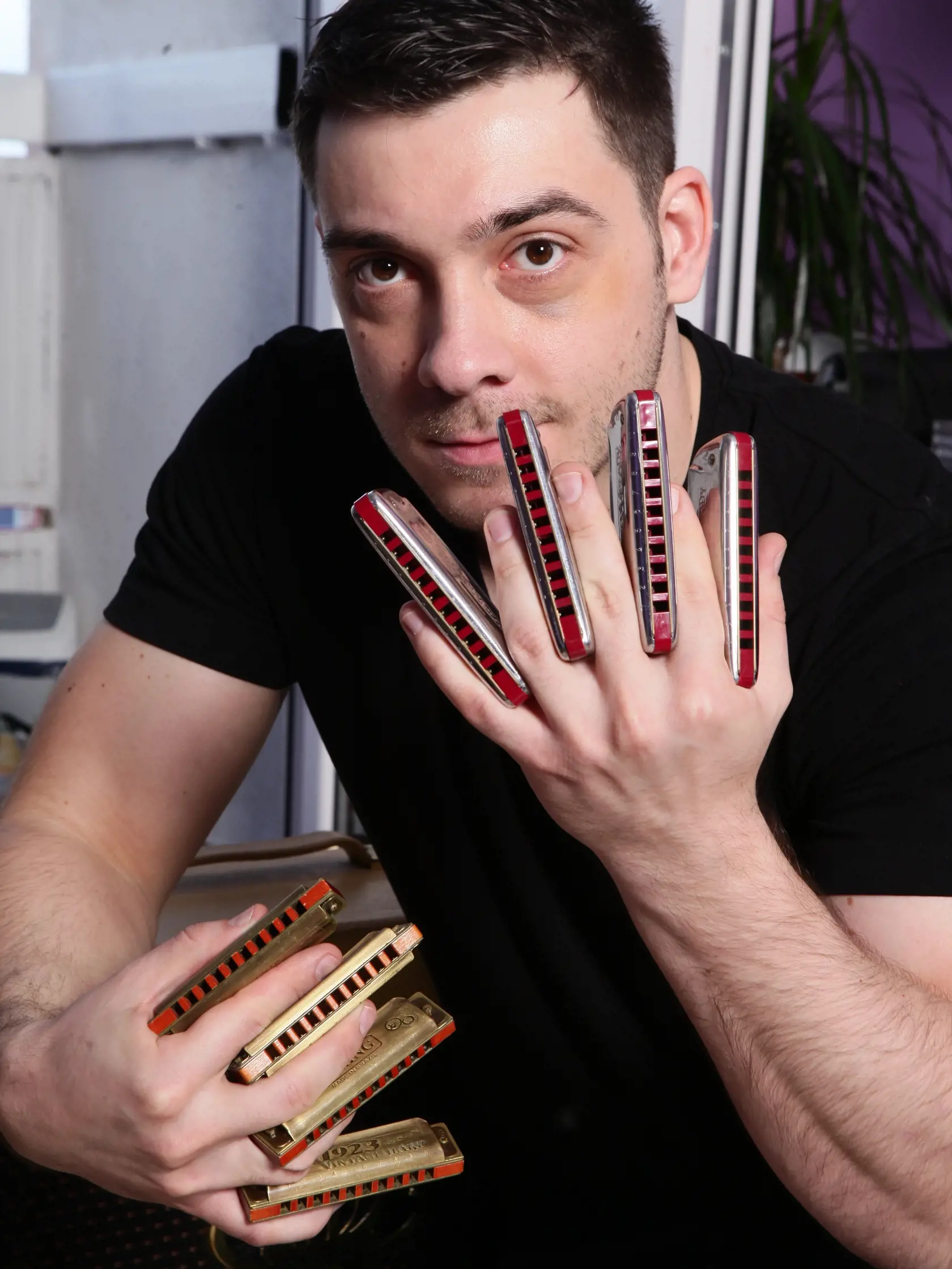 Pavol Plevčík je herec, ale aj harmonikár.