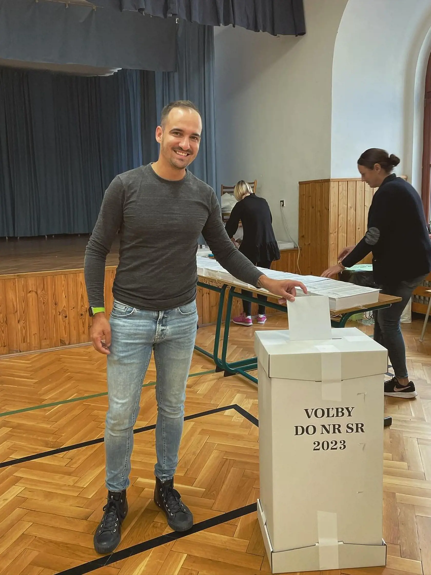 Celebrity a voľby 2023: Na snímke Jakub Petraník.
