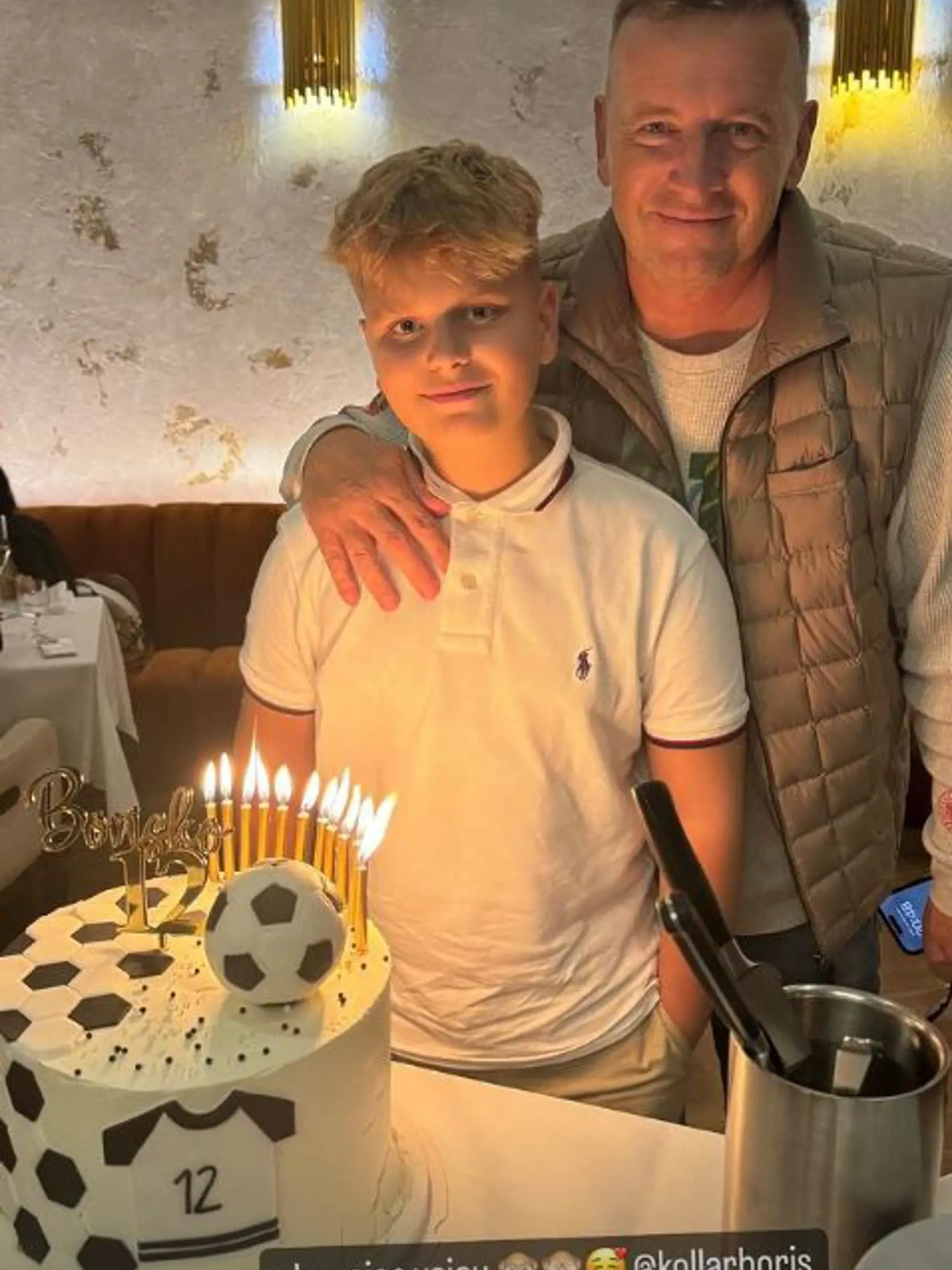 Kollárov a Heringhovej syn Borisko oslavoval 12 rokov