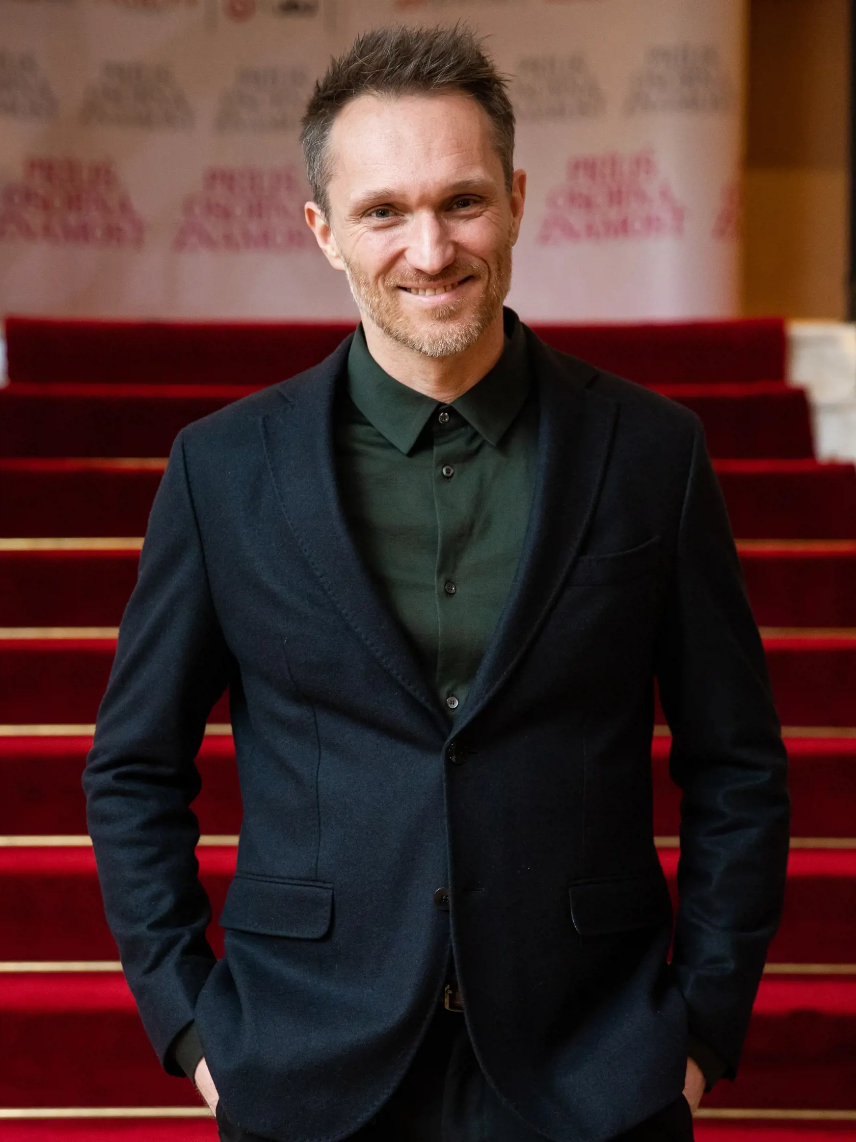 Premiéra slovenskej romantickej komédie "Príliš osobná známosť" v jednom z hotelov vo Vysokých Tatrách spojená s koncertom kapely IMT Smile. Na snímke Marián Mitaš.
